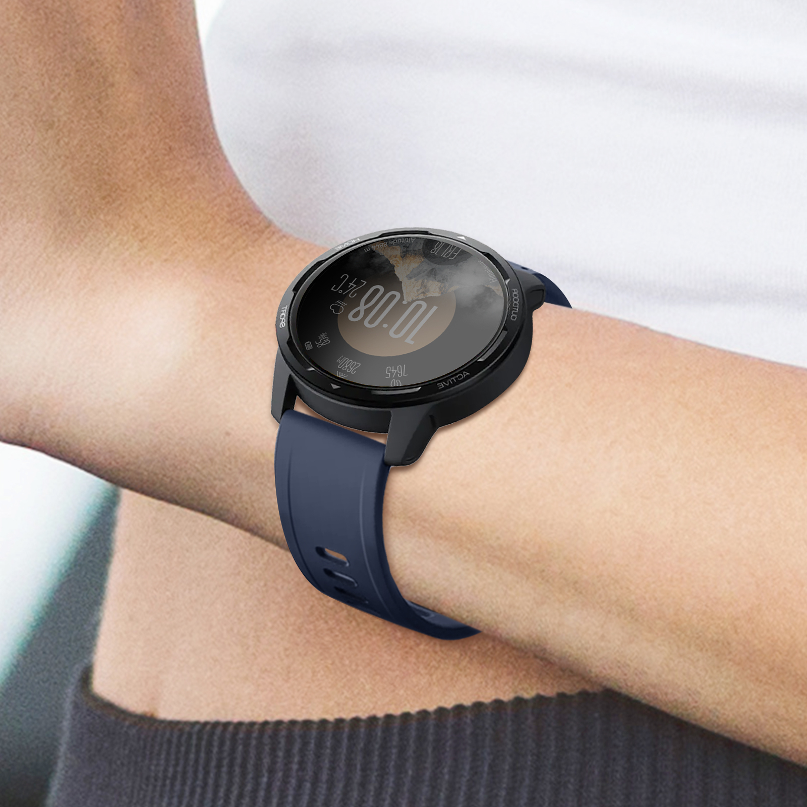 Xiaomi Cinturino in Acciaio Inossidabile 22mm per Watch S1/S1 Active/Mi Watch (Argento