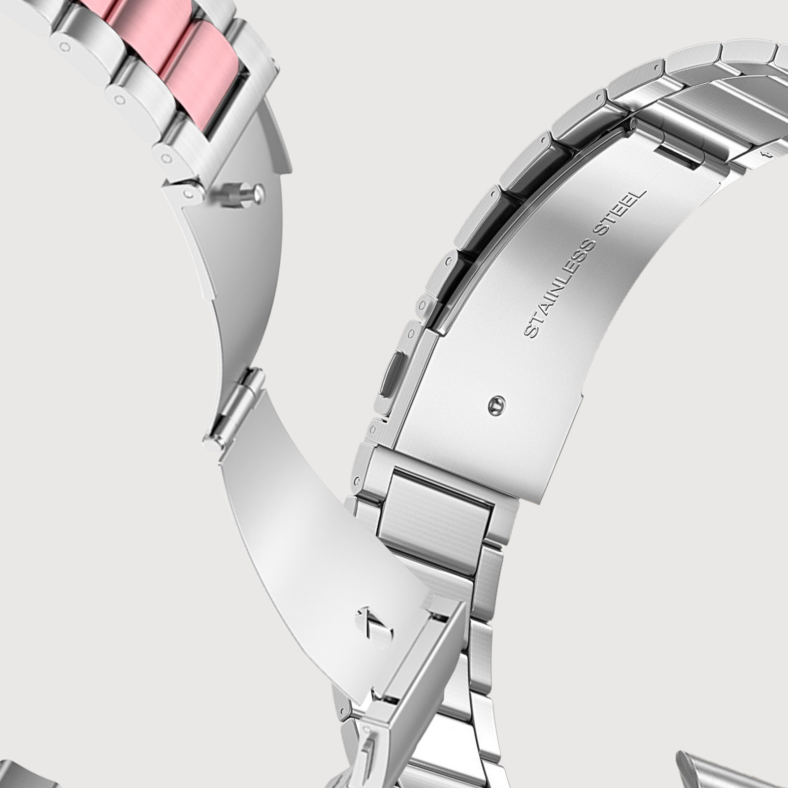 Cinturino Orologio In Acciaio Maglia Metallica 22 Mm – Chiusura Magnetica E Attacchi Rapidi, Unisex
