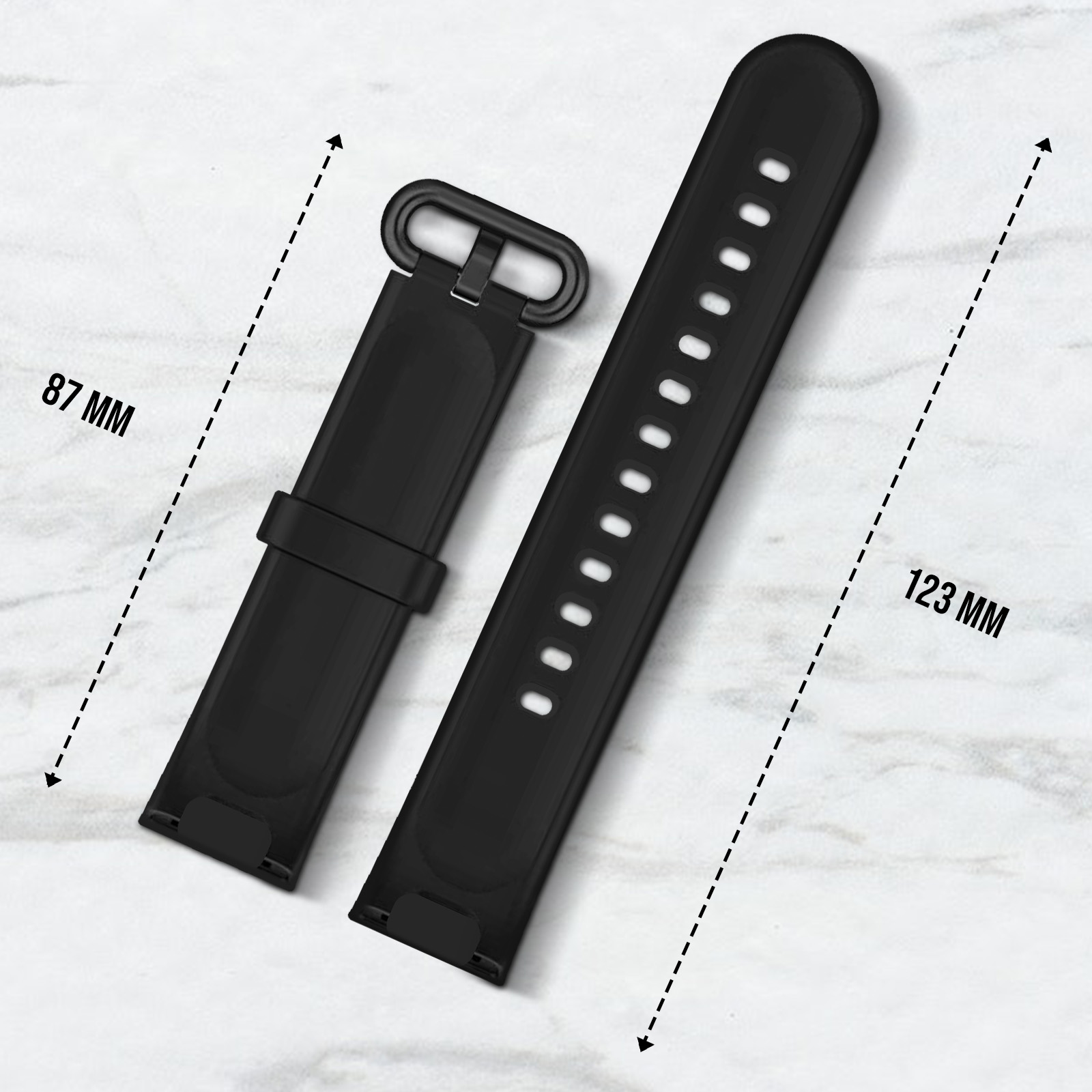 FTRONGRT Cinturino In Silicone Per Xiaomi Poco Watch – Ricambio Morido, Traspirante E Regolabile Per Sport