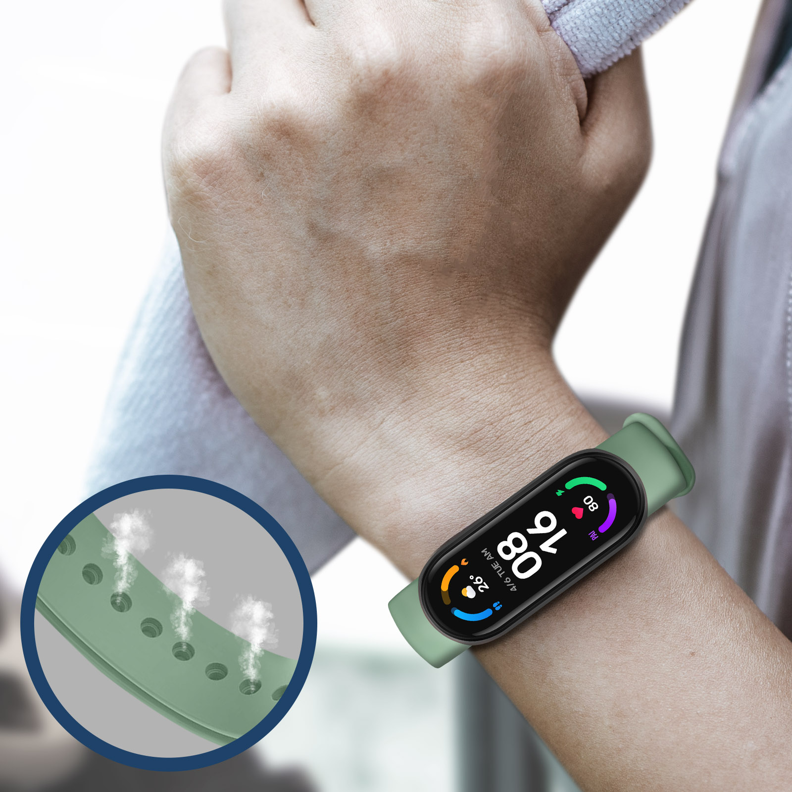 PaceBid Cinturino Compatibile con Huawei Band 7, Regolabile Cinturino in in Acciaio Inossidabile, Magnetico Cinturino Sgancio Rapido di Ricambio per Huawei Band 7 -Rosso
