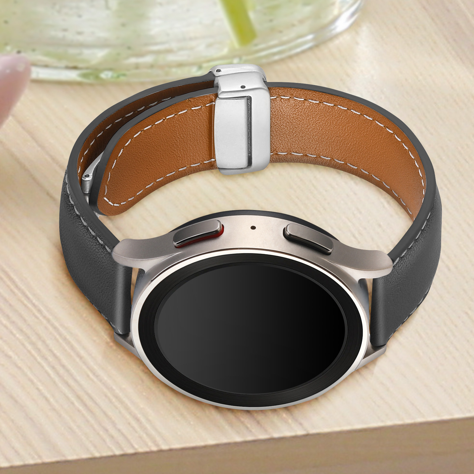 correa cuero galaxy watch