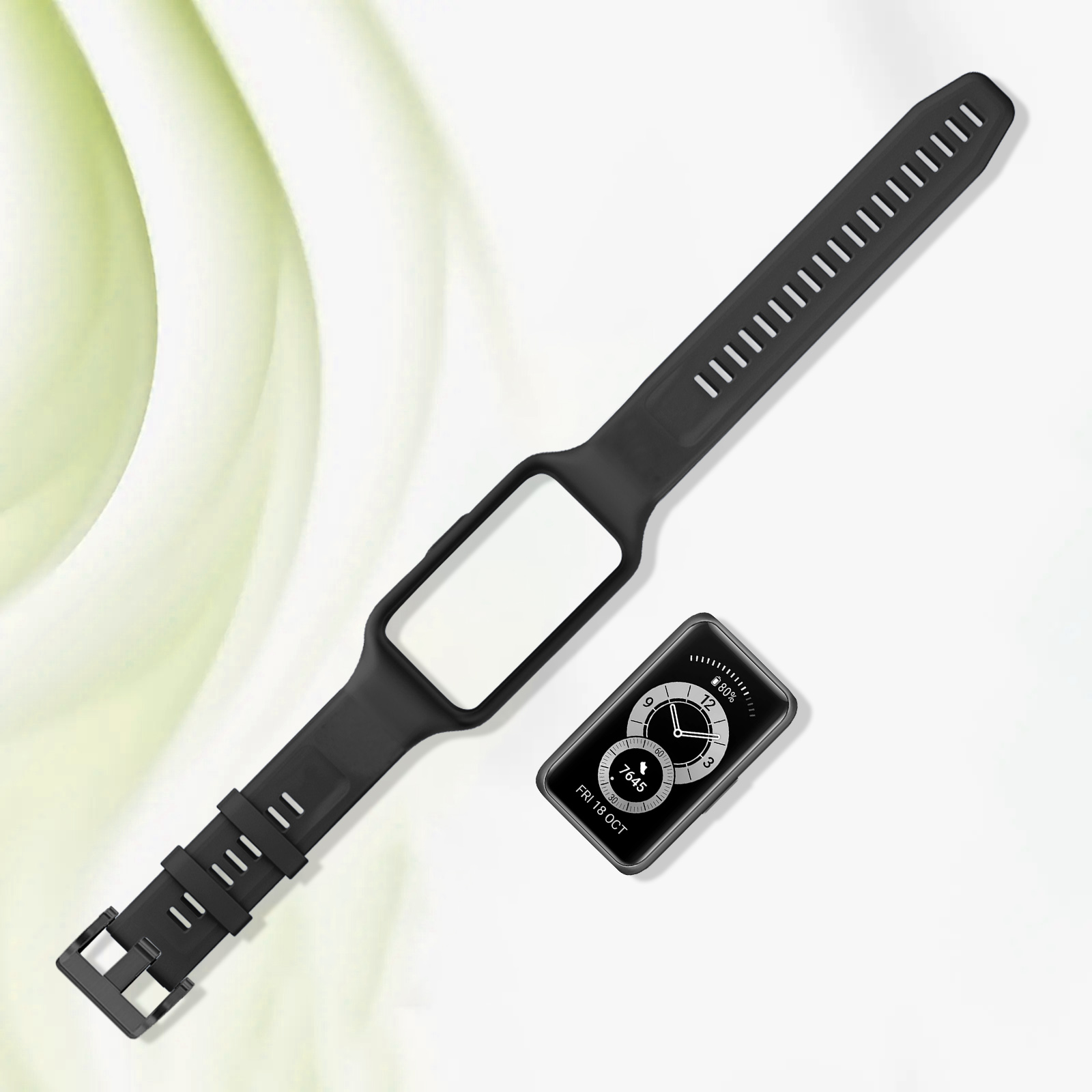 Mugust Cinturino per Huawei Band 7 Cinturino per Donna Uomo,Silicone Sport Braccialetti di Ricambio per Huawei Band 7, blu, Moderno