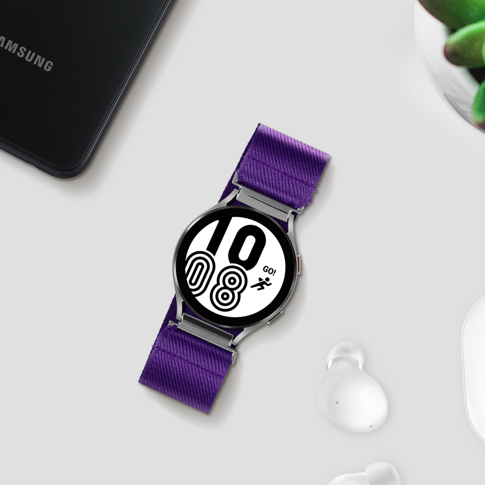 Cinturino Orologio Pelle Viola Lavanda Tech Swiss &ndash; Attacchi Rapidi 12-20mm