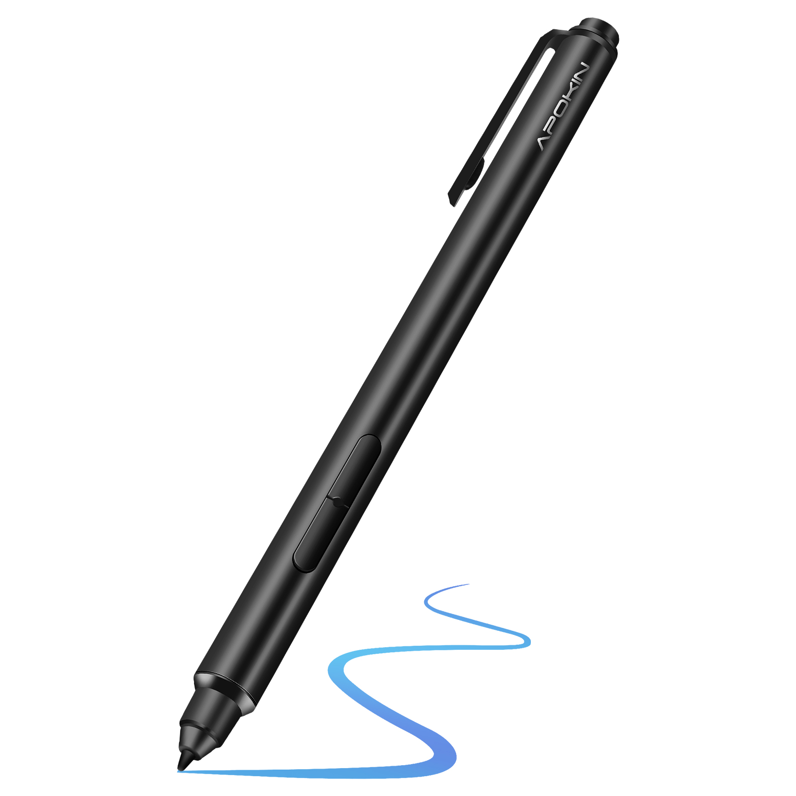 Penna Touch Universale A Doppia Testa Per Tablet - Punta Sensibile Alla Pressione, Scrittura Fluida E Senza Ritardi, Per Disegno E Note