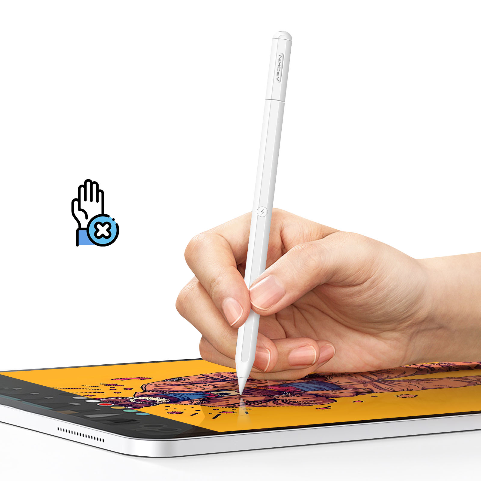 Lápiz iPad Pro – Autonomía 8h con carga magnética rápida – Blanco