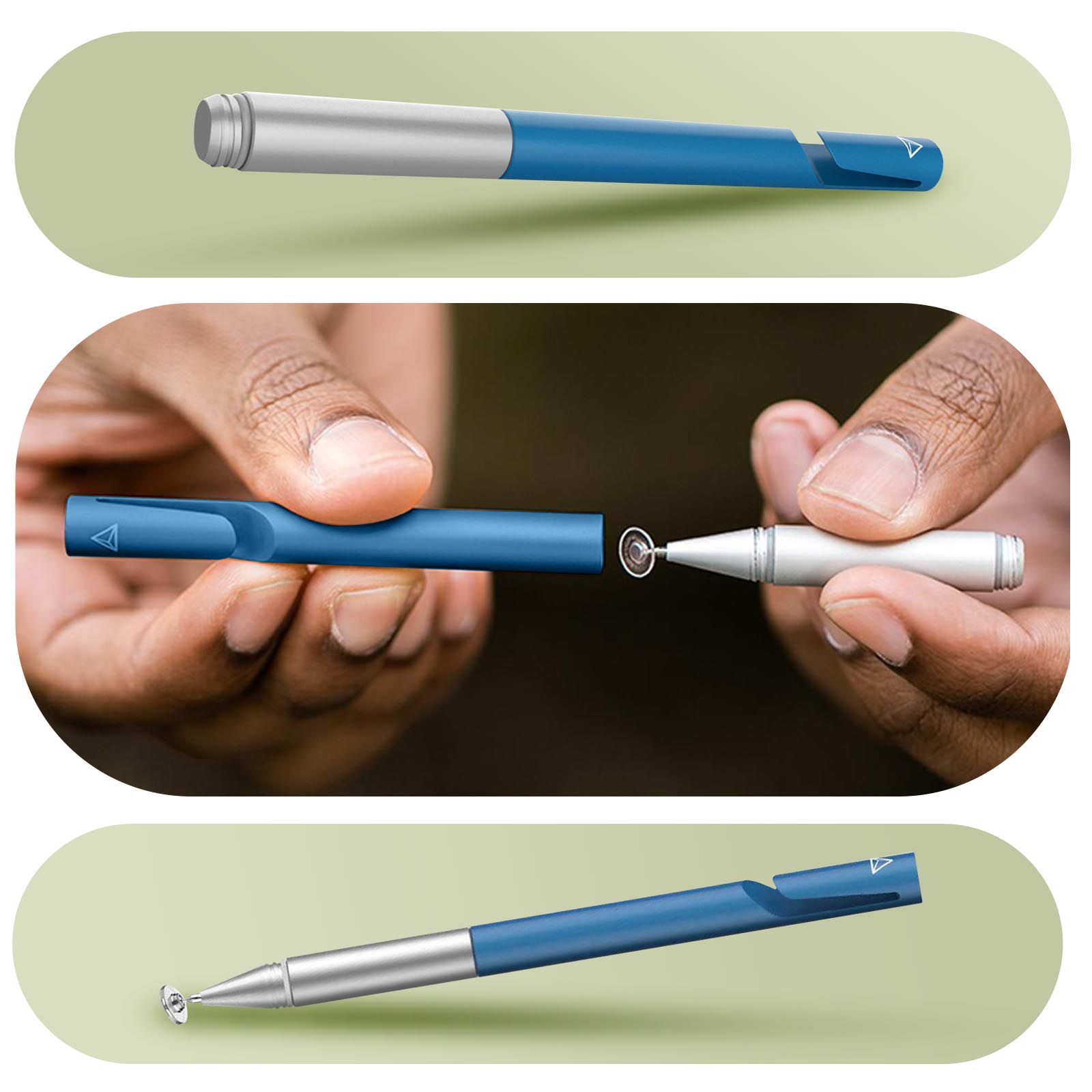 CLISPEED Set Da 5 Penne Stilo Touch Screen Precisione – Punta Fine Per Tablet, Smartphone E PC, Ideale Per Disegno E Scrittura