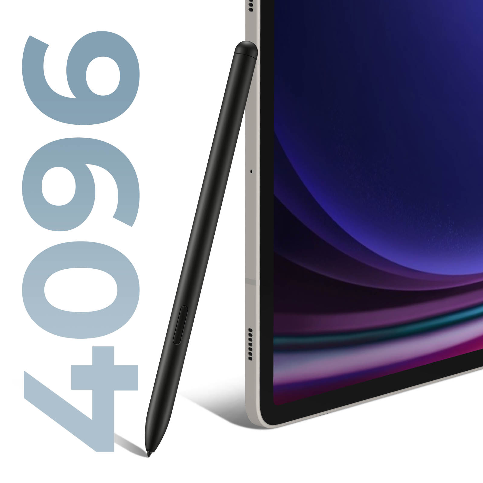 S Pen Negro para Galaxy Tab S9, S9 Plus y S9 Ultra - Lápiz óptico