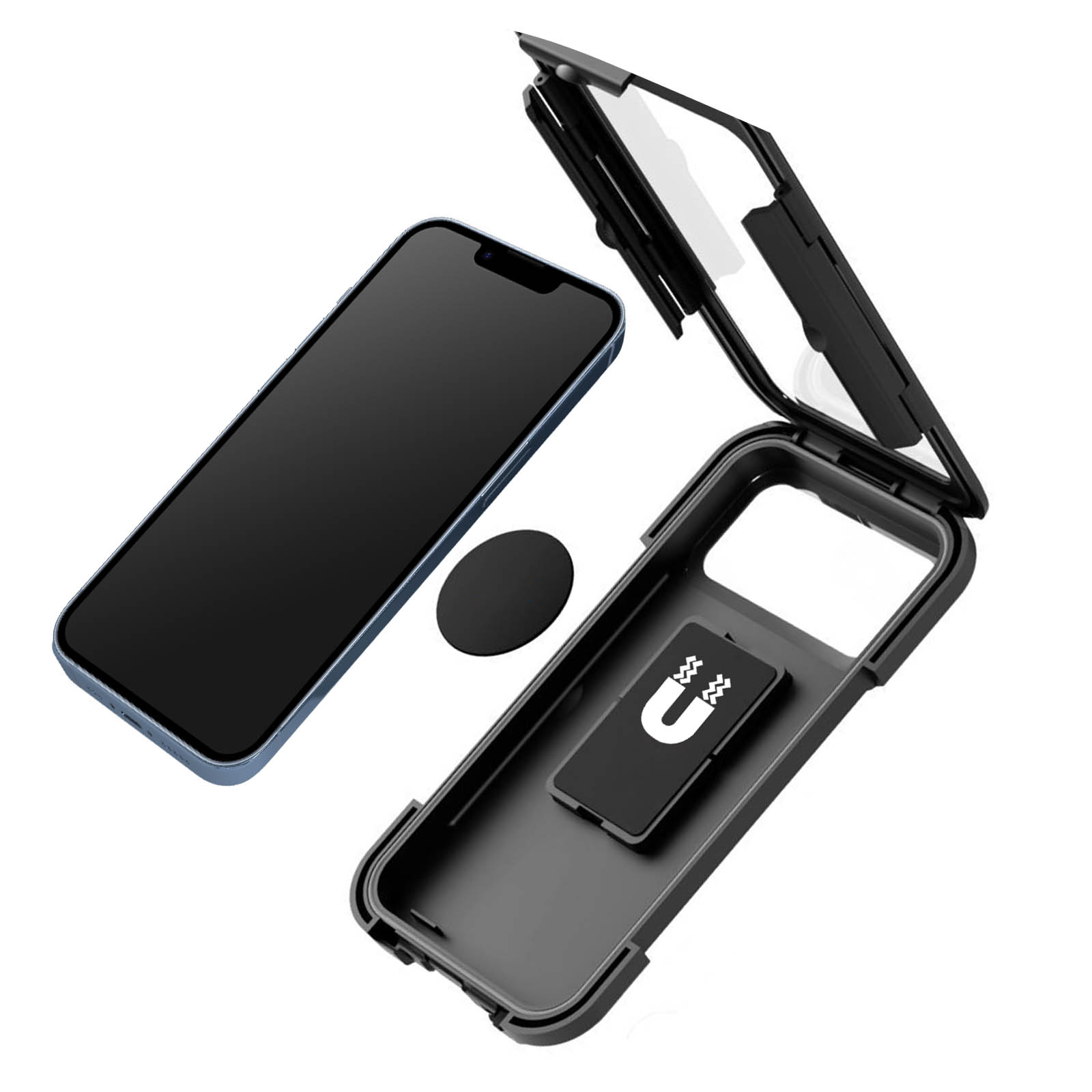 Supporto Per Telefono Da Bici BuyBits – Attacco Rapido Su Stelo 15-17 Mm – Per IPhone 12 Pro Max