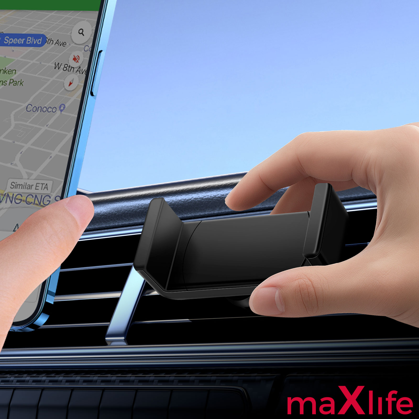 IPhone Portafoglio Supporto Telefono RAM Per IPhone XS Max / 11 Pro Max - Presa Rapida XL, Montaggio Saldo! Vibe Safe - Foto 2