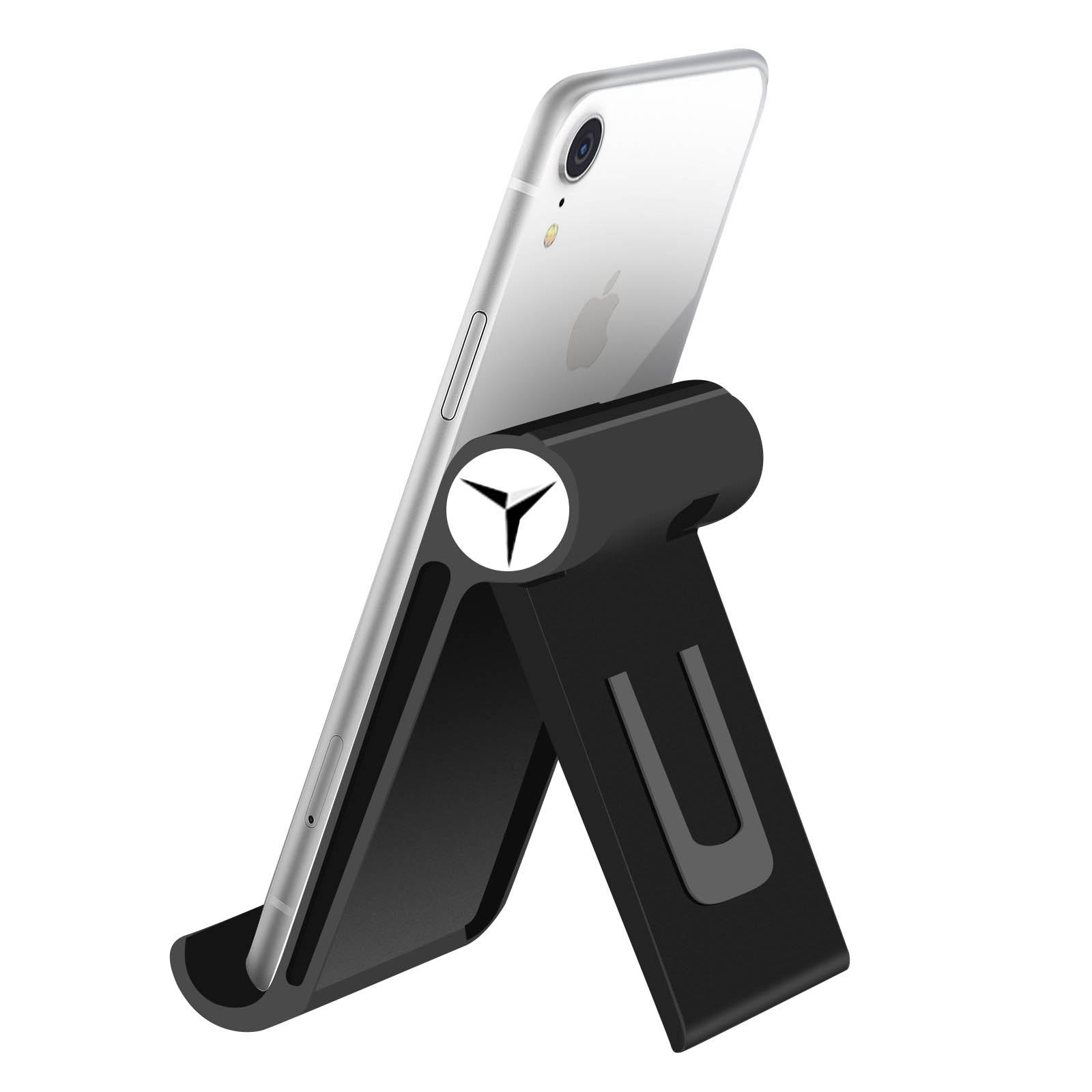 Supporto Per Telefono Tigrezy, Supporto Pieghevole Per Tablet E Cellulare Compatibile Con Scrivania Nero 74563624 - Foto 2