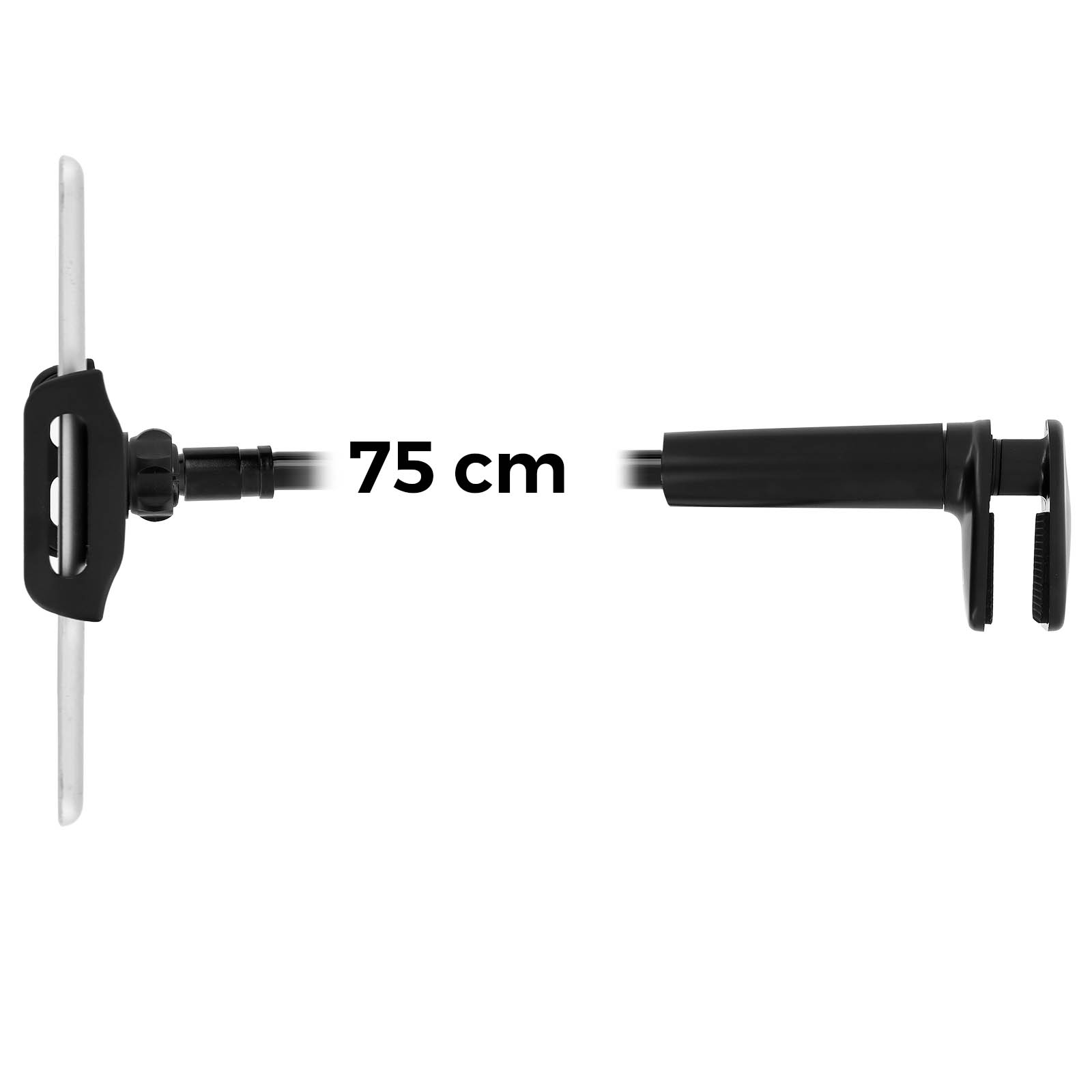 Support Téléphone Bureau Col De Cygne Réglable 360° – Bras Articulé 70 Cm – Double Pince Solide Pour Tous Smartphones