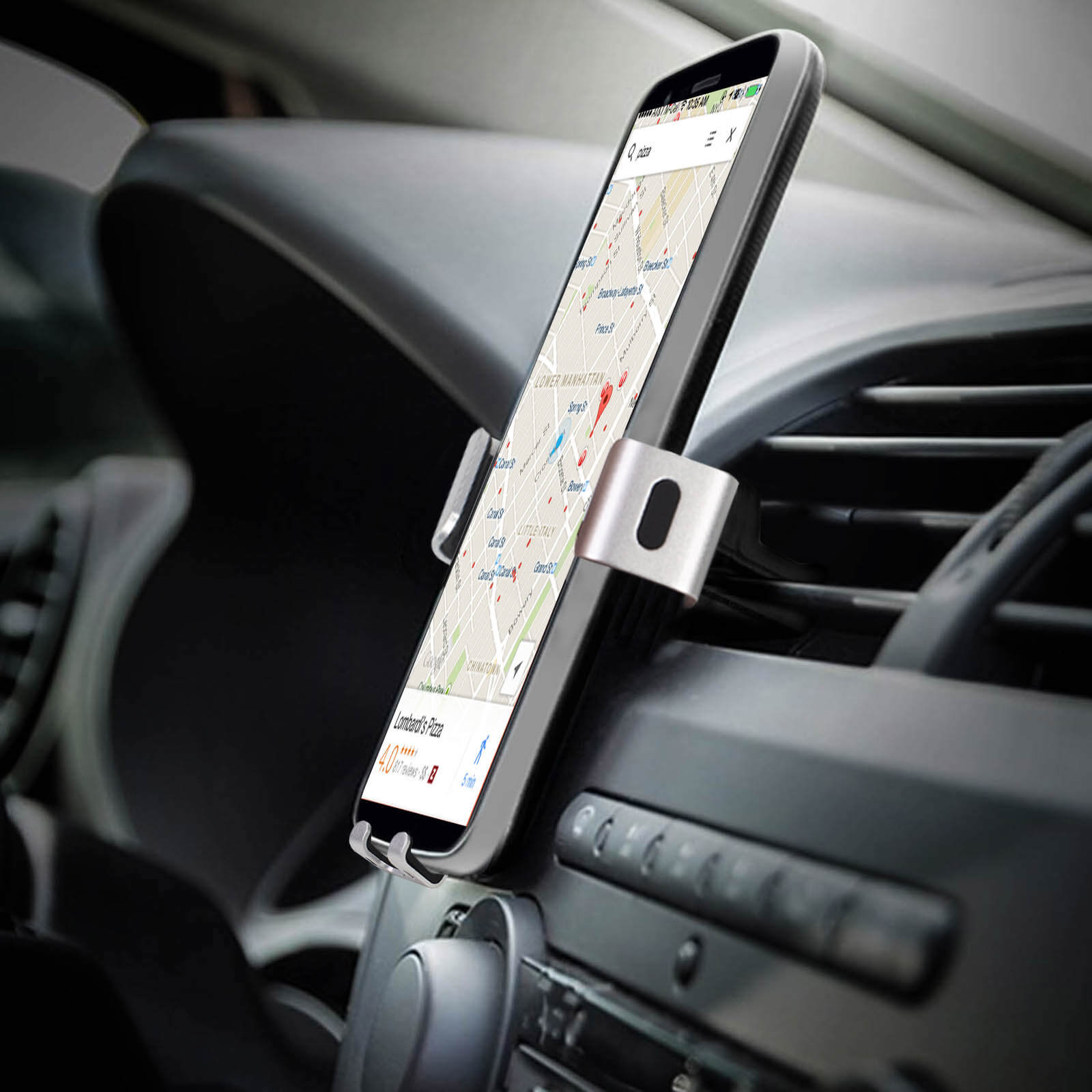 Supporto Telefono Per Auto Per Skoda Octavia III Mk3 5E (2014-2019) | Fermo In Presa D'aria | Regolabile E A Sgancio Rapido | Nero