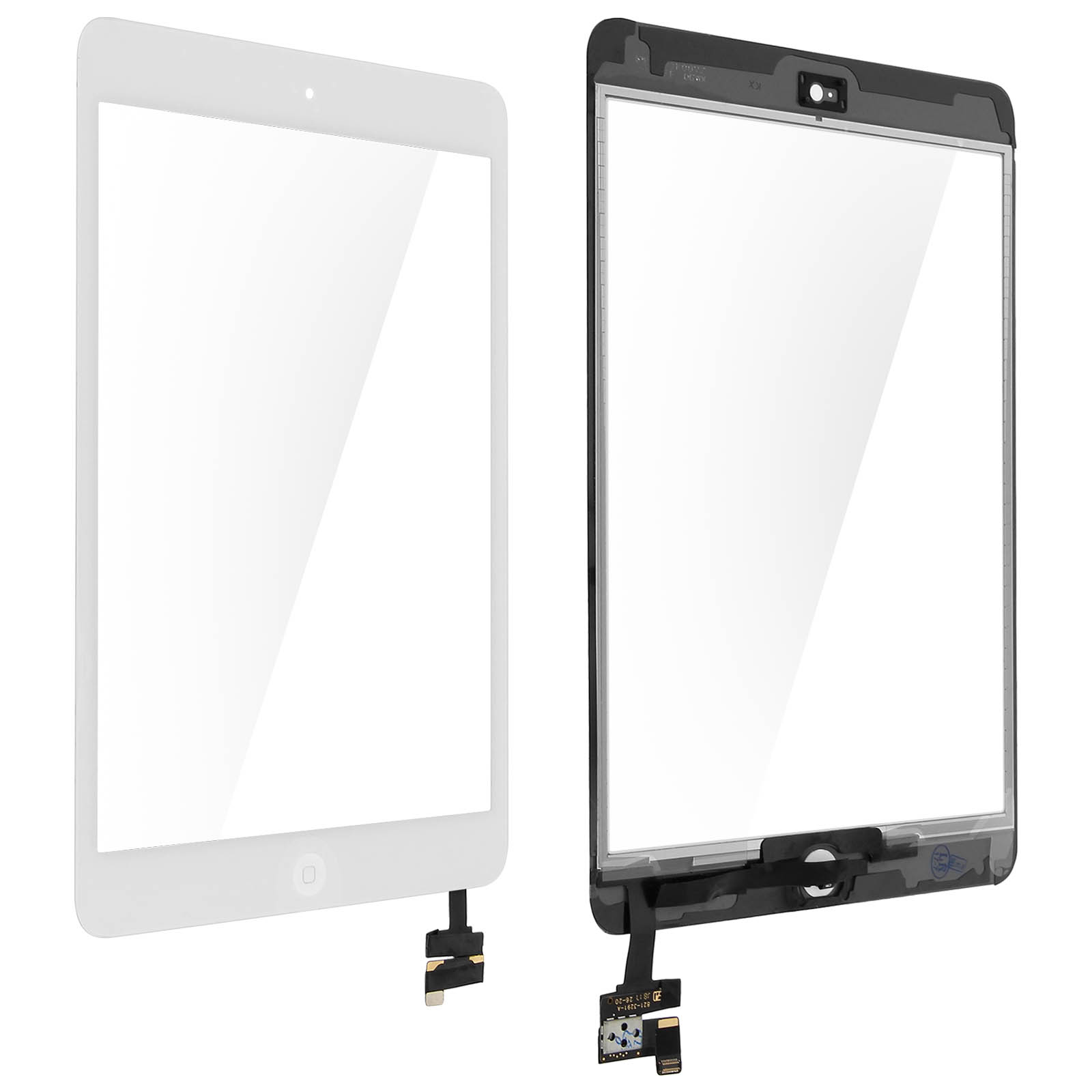 Vitre Tactile + Bouton Home Assemblé Pour IPad Air 1 - Noire Ou Blanche - Neuf