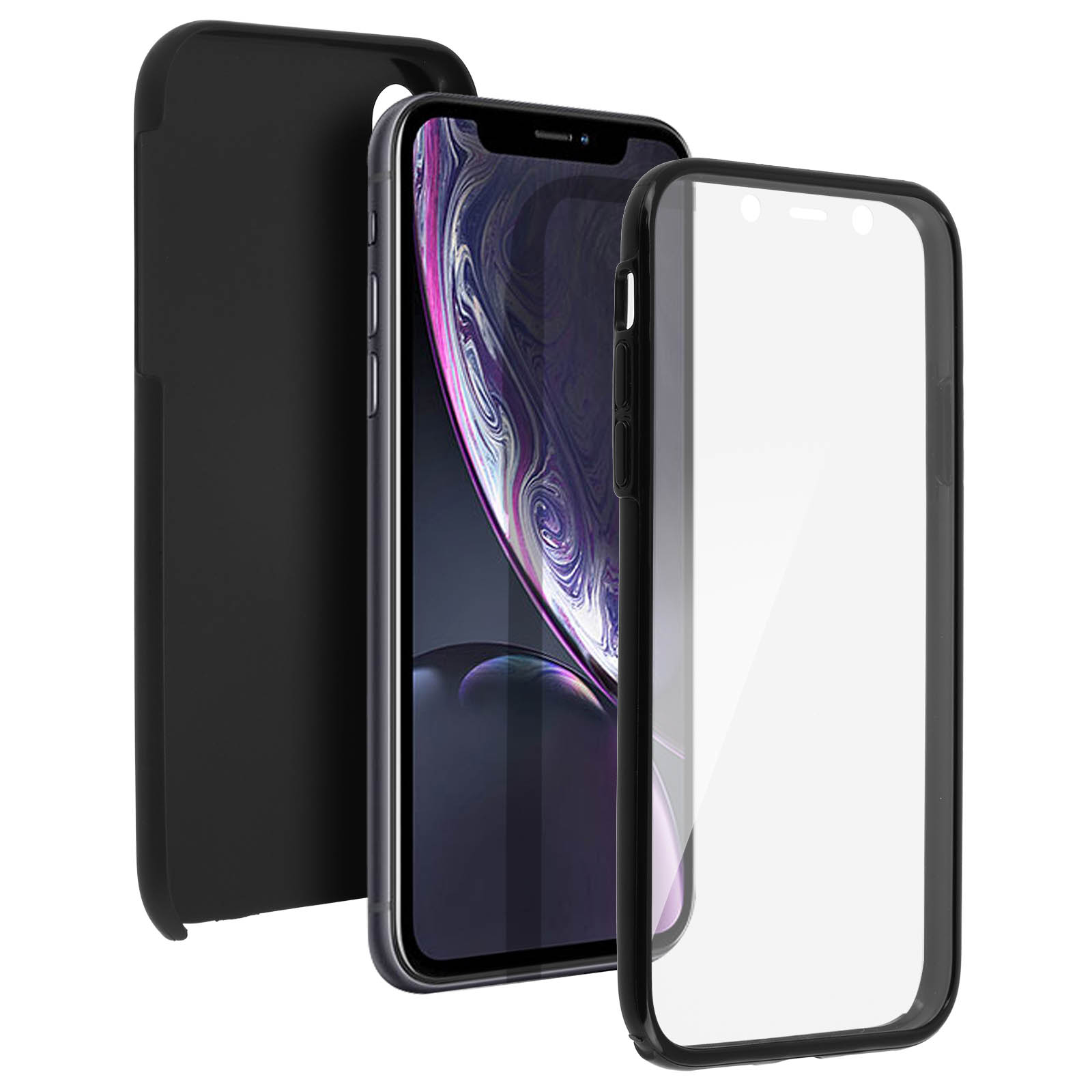 OWKEY Custodia per iPhone XR, 360 Gradi Antiurto Protezione