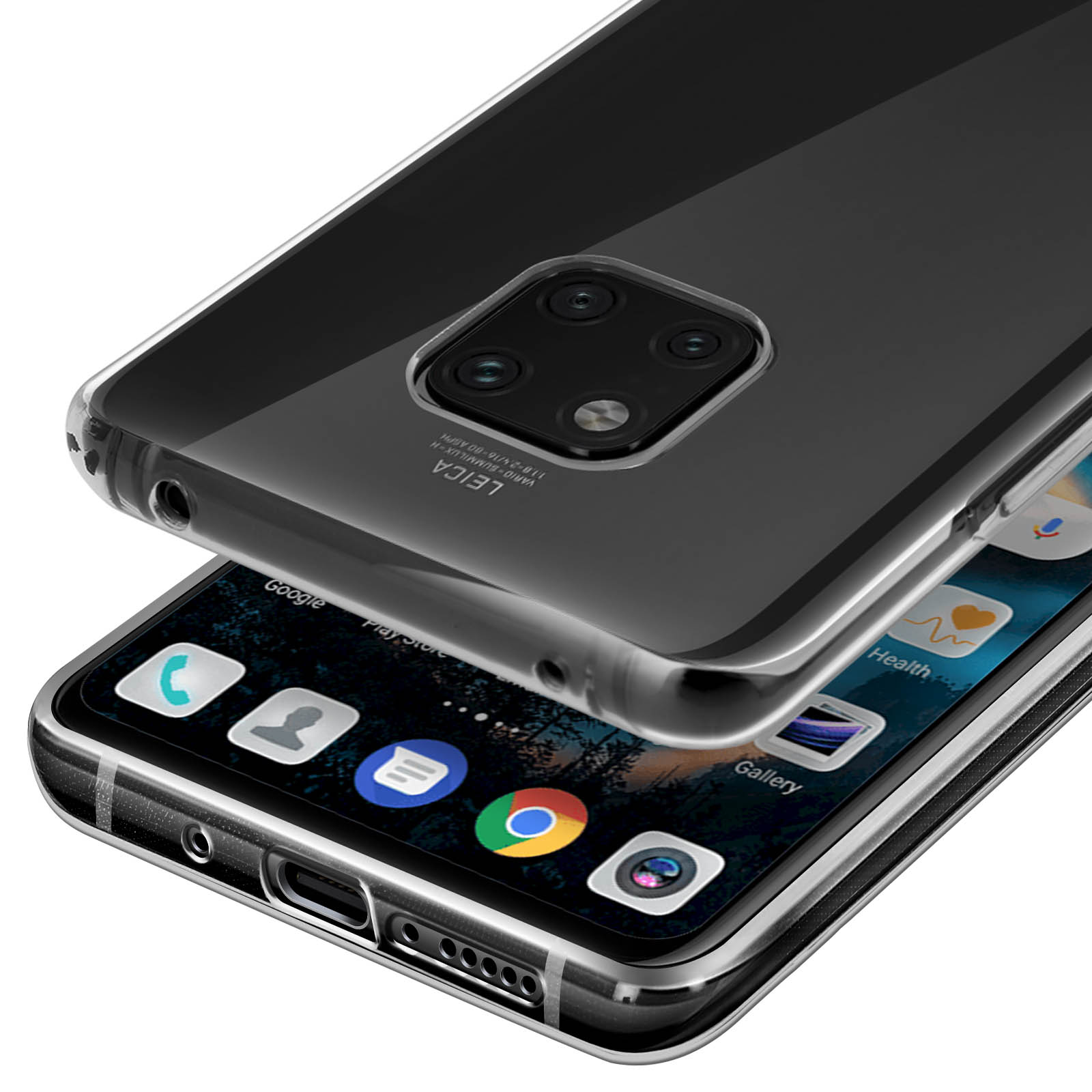 Mixroom - Cover Custodia Case In TPU Silicone Morbida Per Huawei Honor 20 PRO Fantasia Campo Da Calcio H127