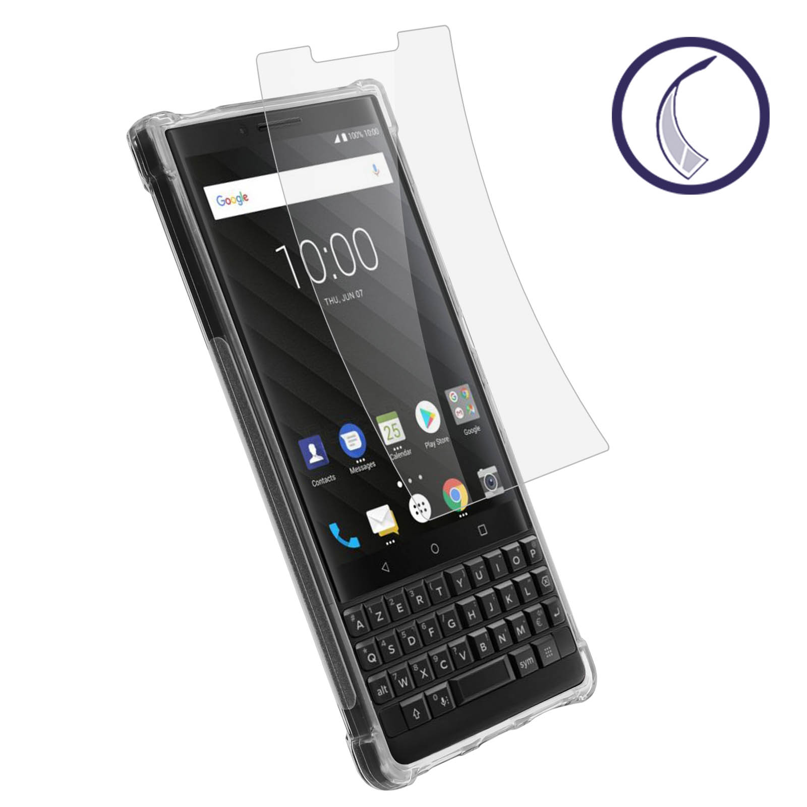 Dipos 2x Pellicola Protettiva In Vetro Flessibile 9H Per BlackBerry Key 2 LE