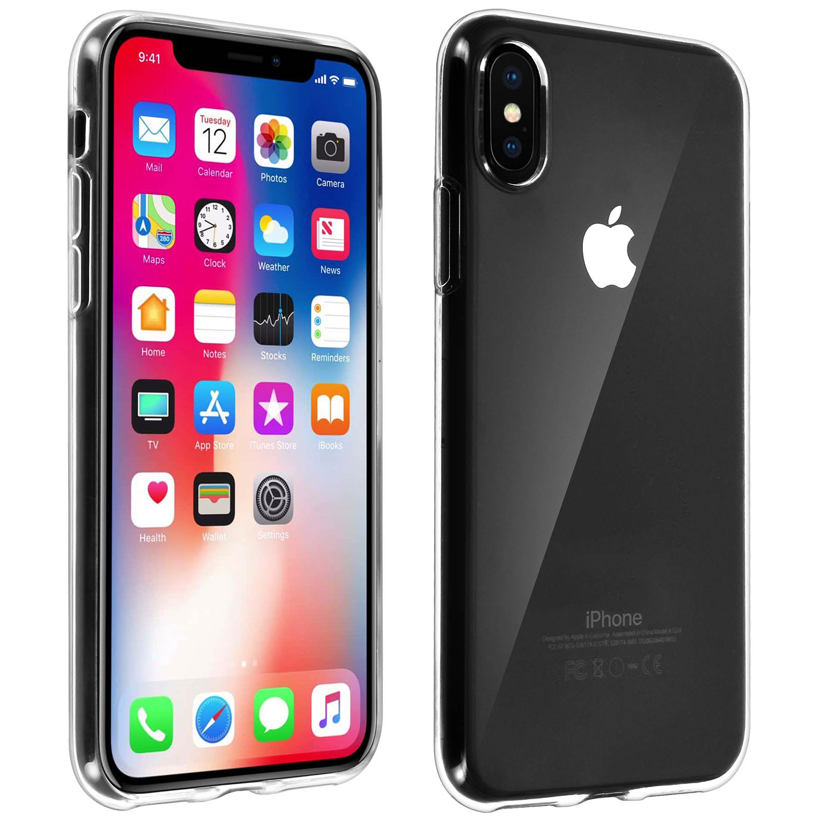 Coque transparente Iphone X eclair