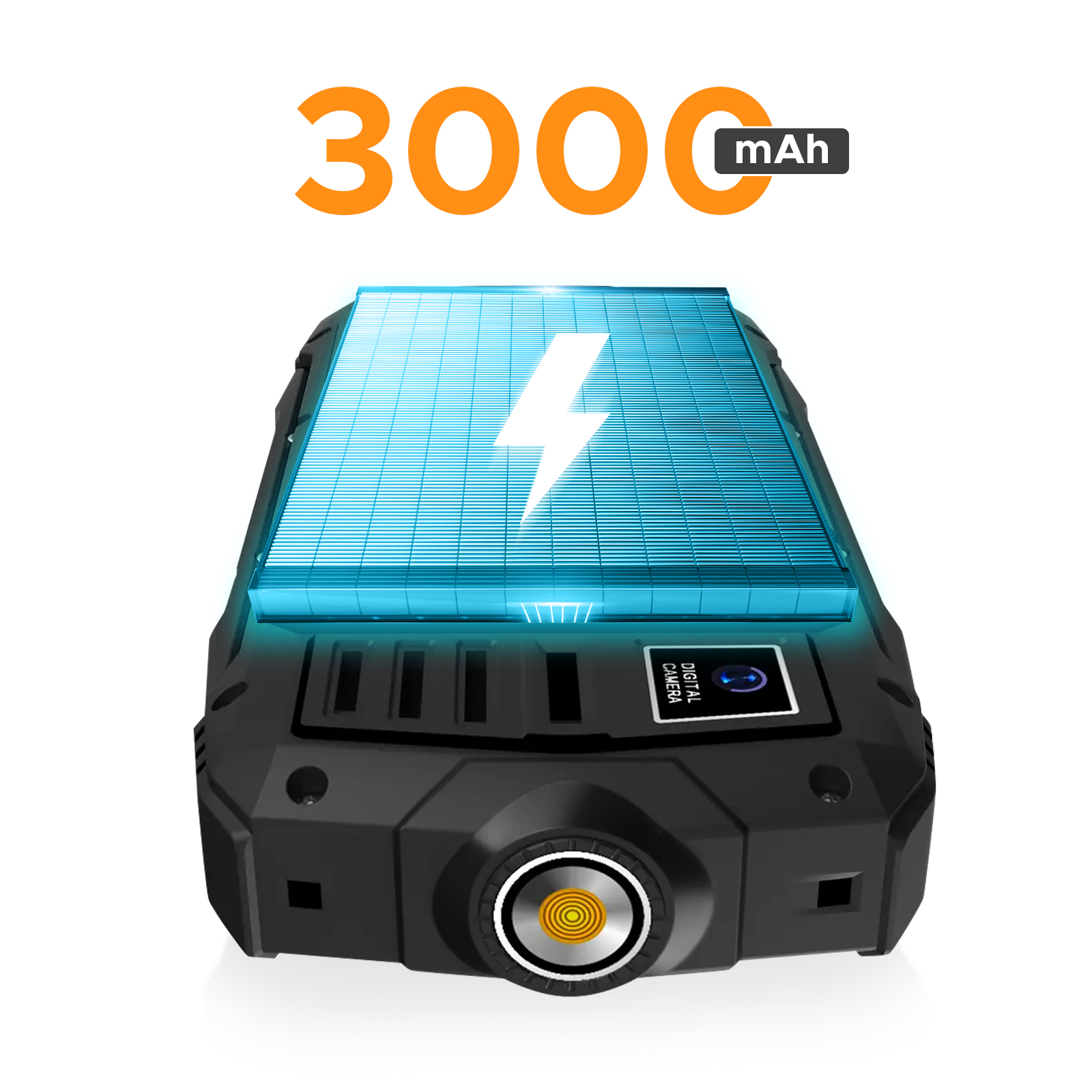 Hammer H Power Plus LTE - Téléphone Portable Ultra-robuste IP68, Batterie 4000 MAh, écran 2.8" | Double SIM, Radio FM, Lampe Torche, Idéal Chantier/extérieur - 7