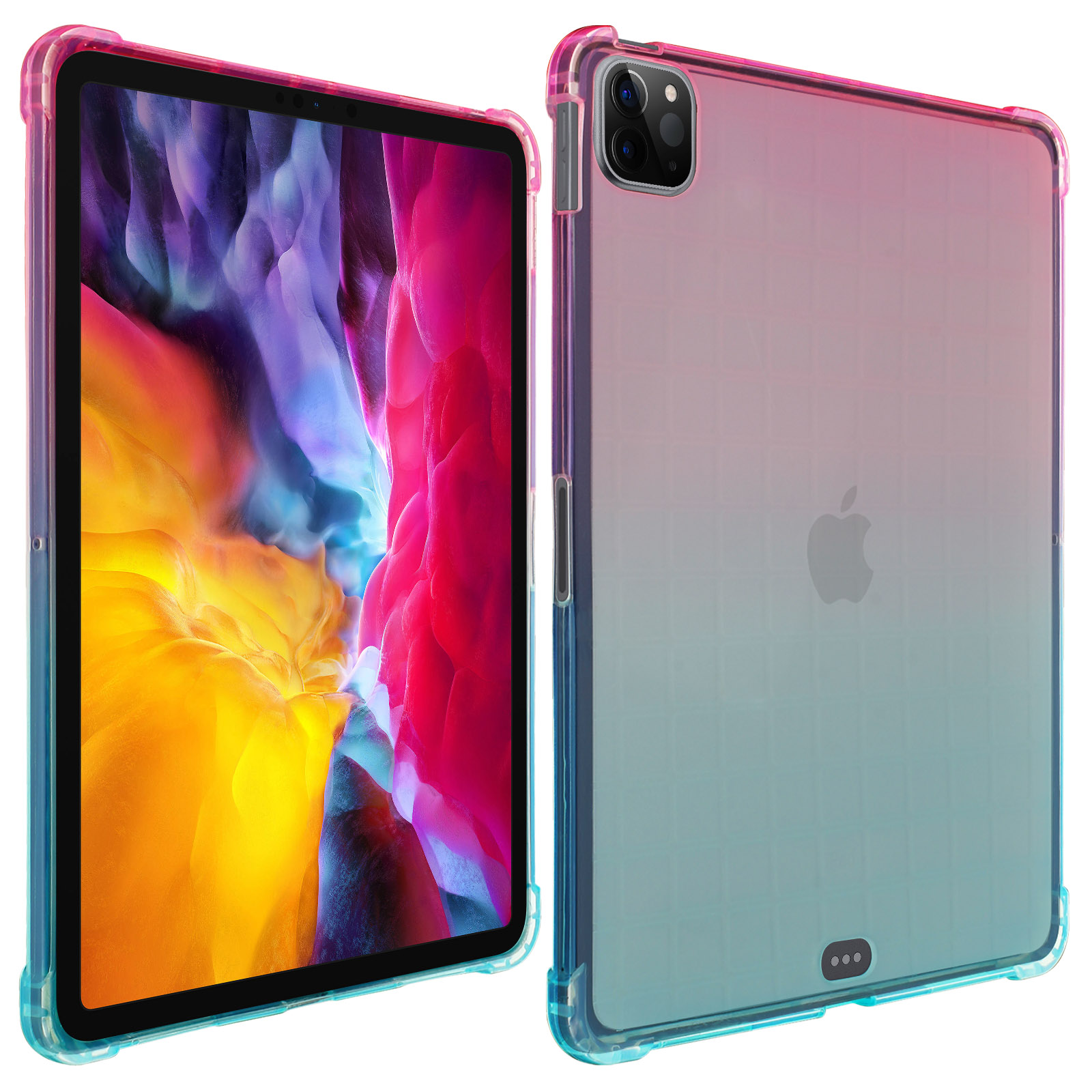 Custodia per iPad con portapenne integrato - Cover posteriore trasparente per iPad Pro 13, 11, Air 13, 11, Pro 12.9, 11, 10.9, 10.2, 9.7, Mini 6 7 2024 - Italia