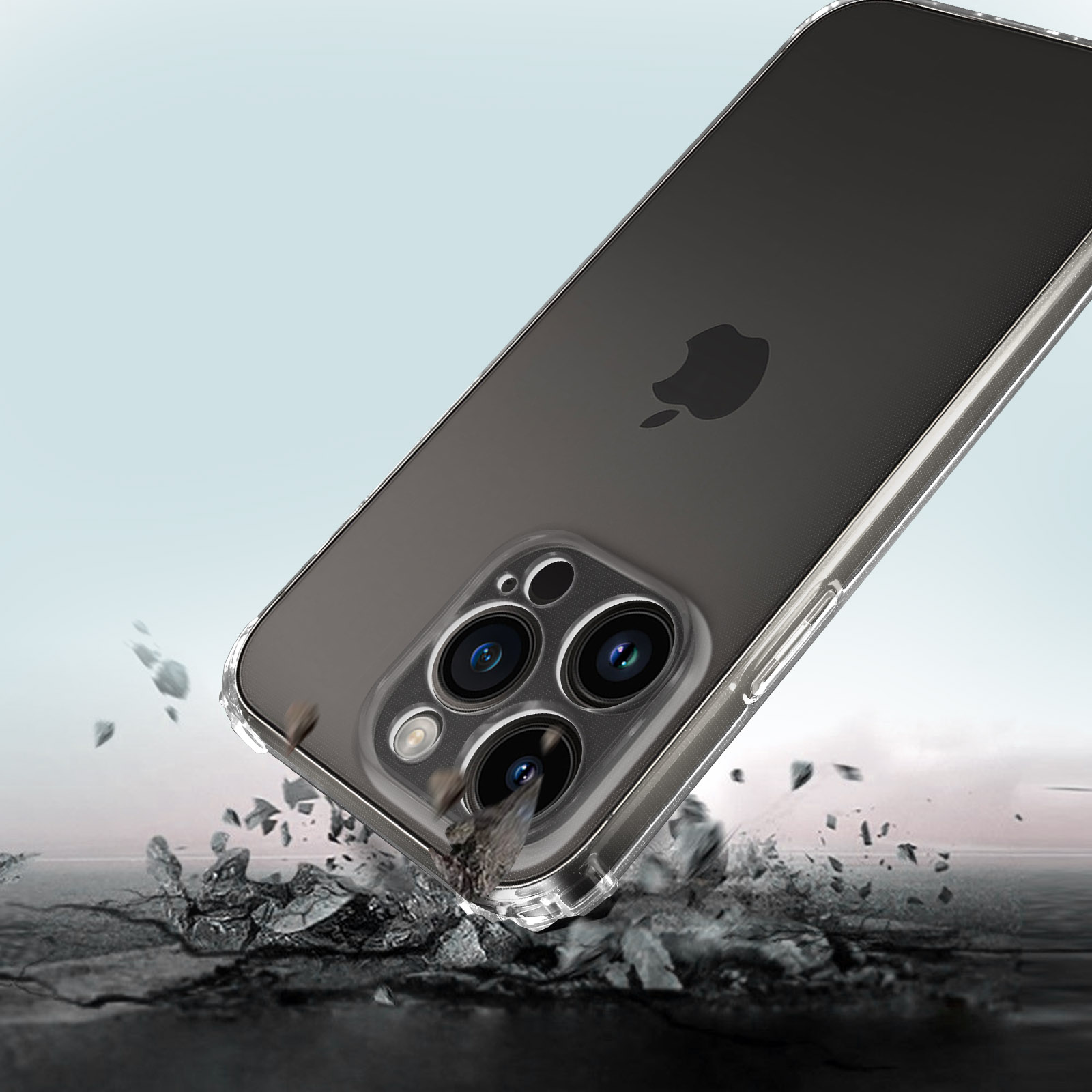 Custodia Sottile In TPU Trasparente Per IPhone 14 Pro Max – Angoli Rinforzati E Antiurto