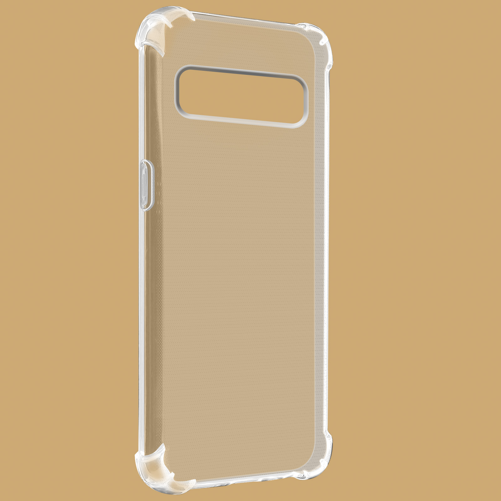 Custodia Per Samsung Galaxy S10 Plus, Morbida TPU Trasparente Con Farfalle Rosa E Fiori, Antiurto