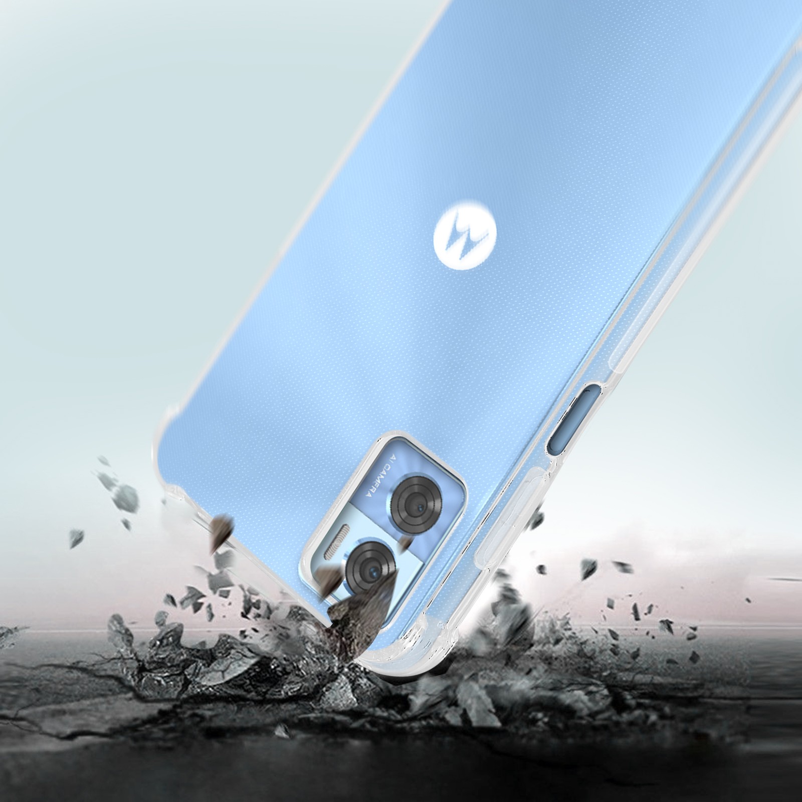 Coque Silicone Renforcée Transparente Pour Motorola Moto G8 Power - Neuf Sous Blister