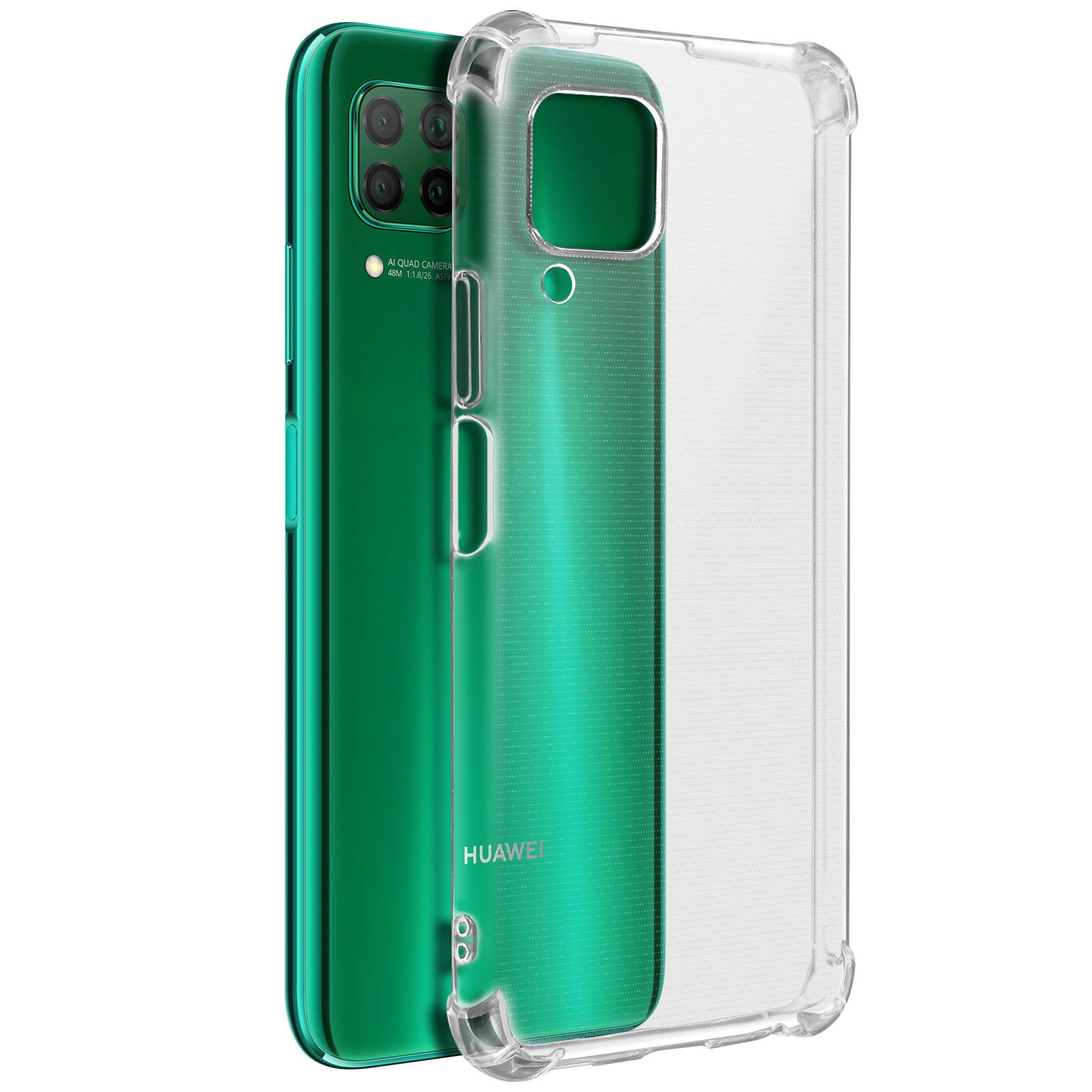 Cof I1453® Custodia A Libretto Con Aletta Per Huawei P40 Lite E – Verticale, Chiusura Magnetica, Nero