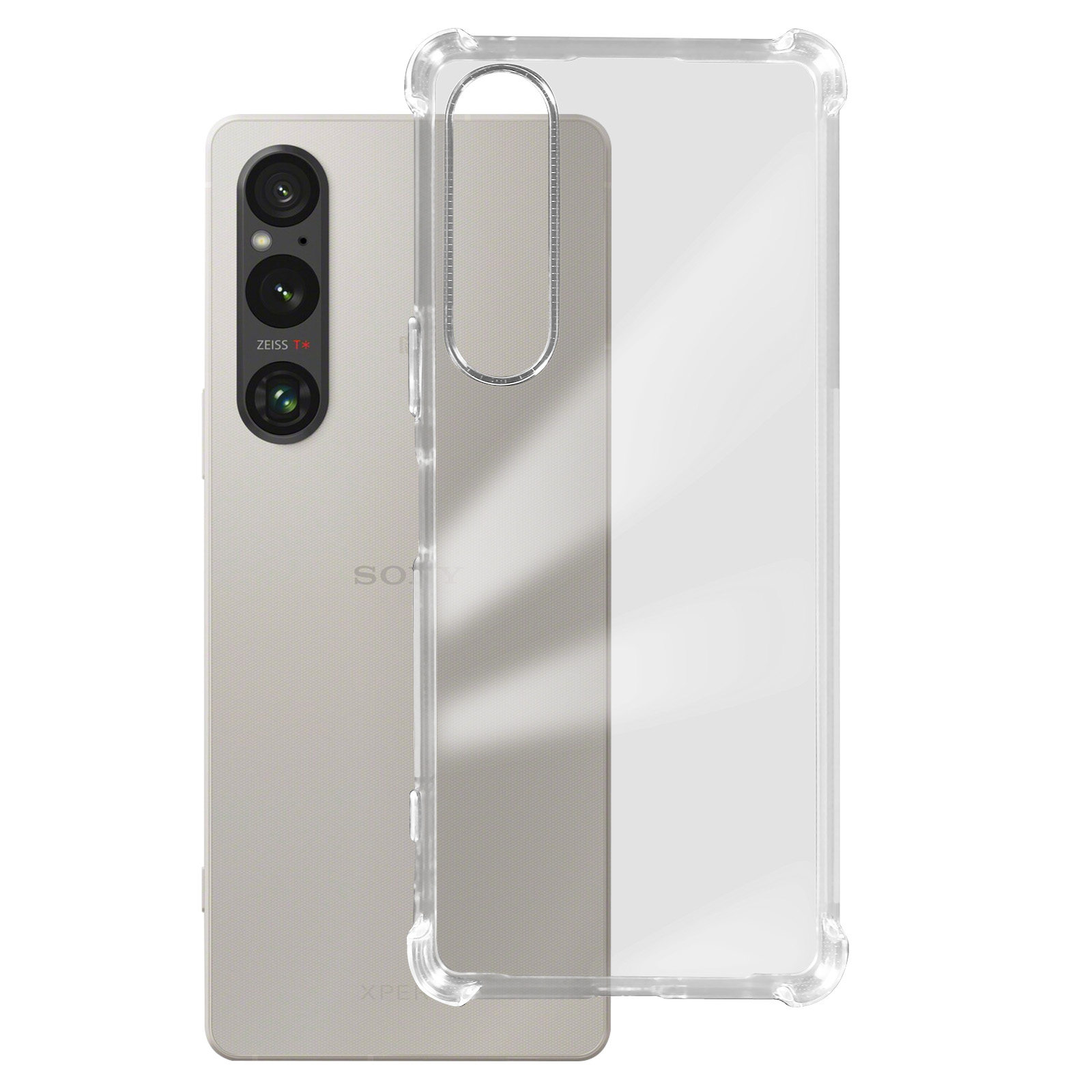 Per Sony Xperia 1 10 VI 5 IV III Custodia Sottile Trasparente