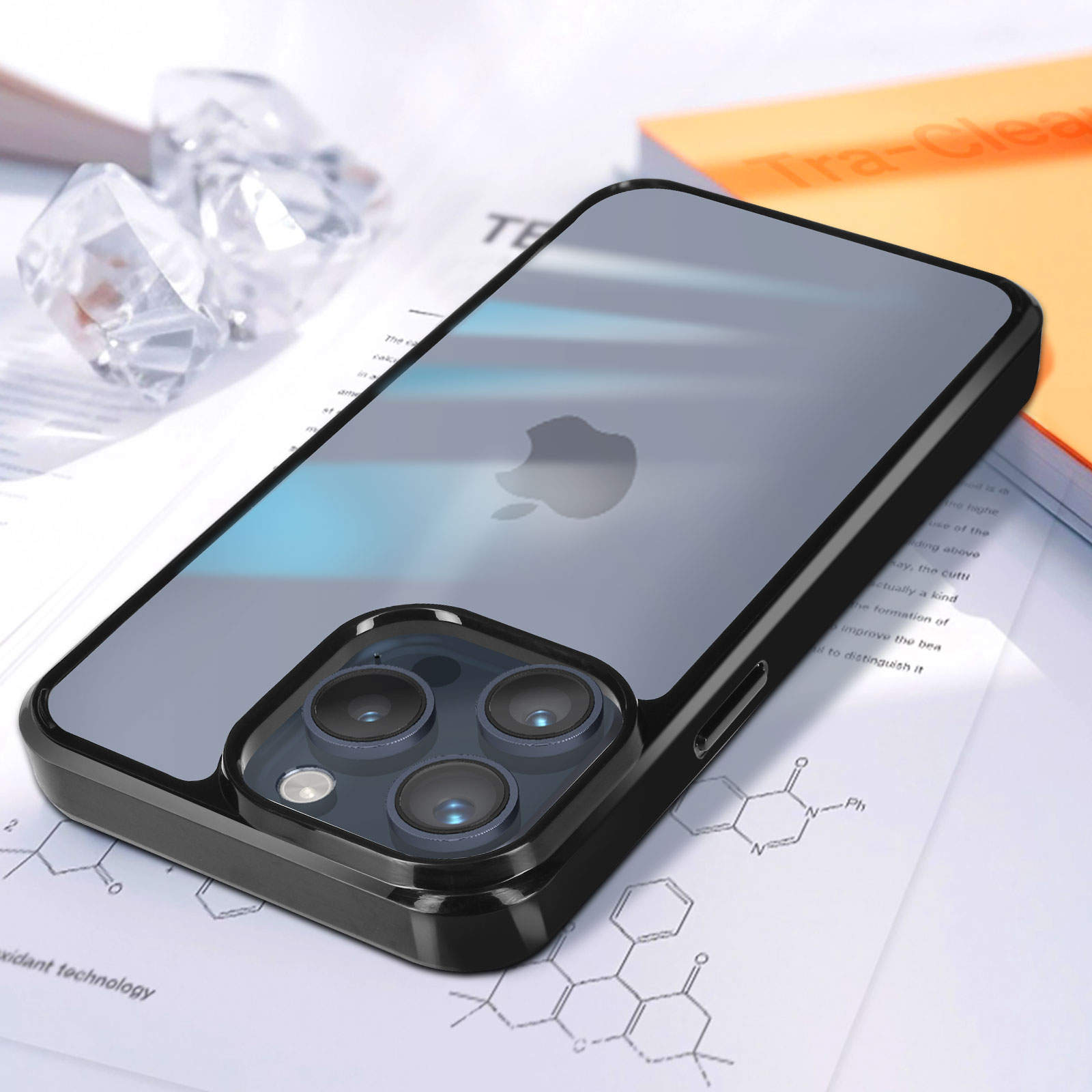 Custodia FJORDEN Per IPhone 15 Pro Max Con Impugnatura Fotografica - Controlli Fisici, MagSafe, Nero