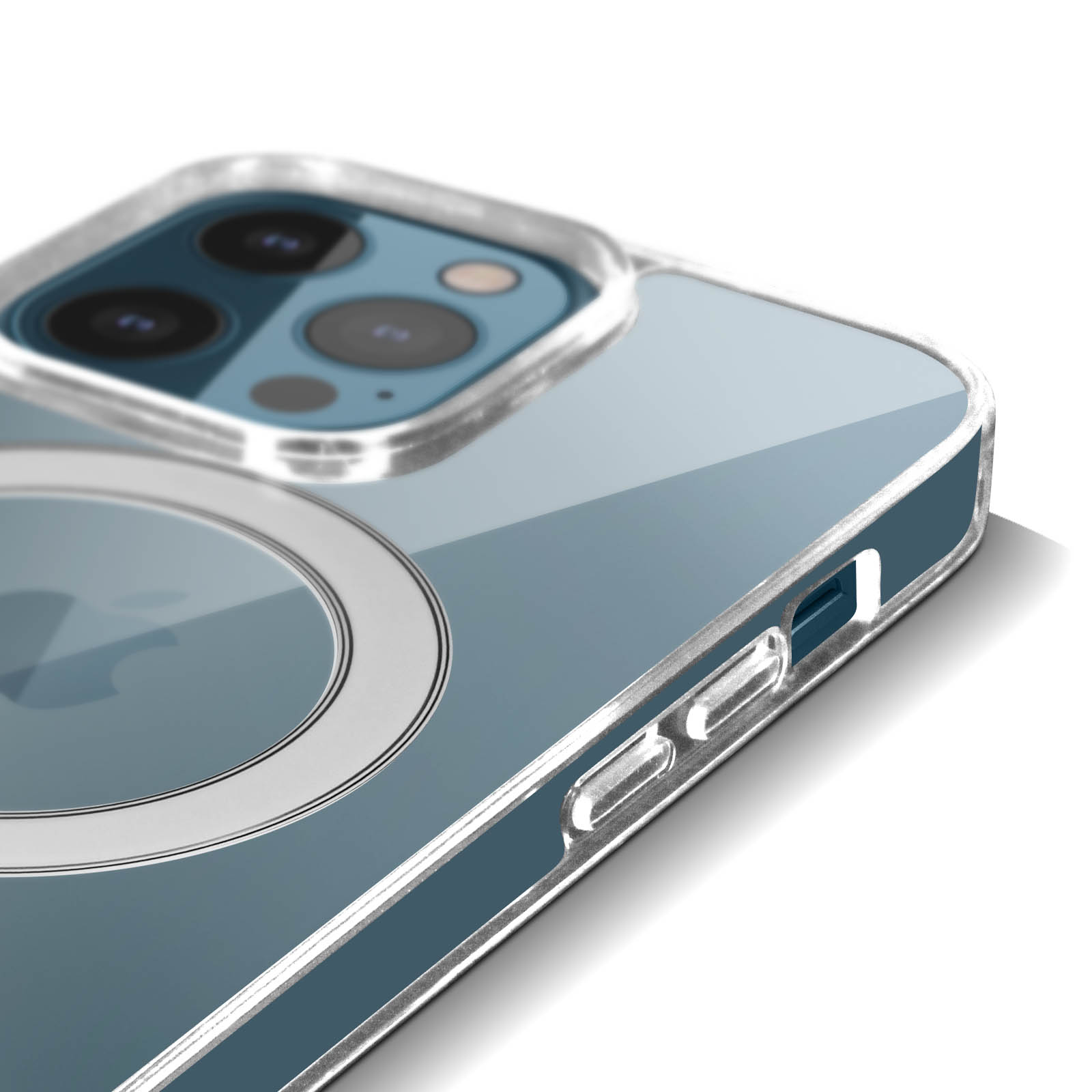 Case IPhone 12 Pro JETech Custodia Magnetica Per IPhone 12/12 Pro 6.1" - Compatibile MagSafe, Trasparente, Antiurto Copertura MagSafe Trasparente - Foto 3