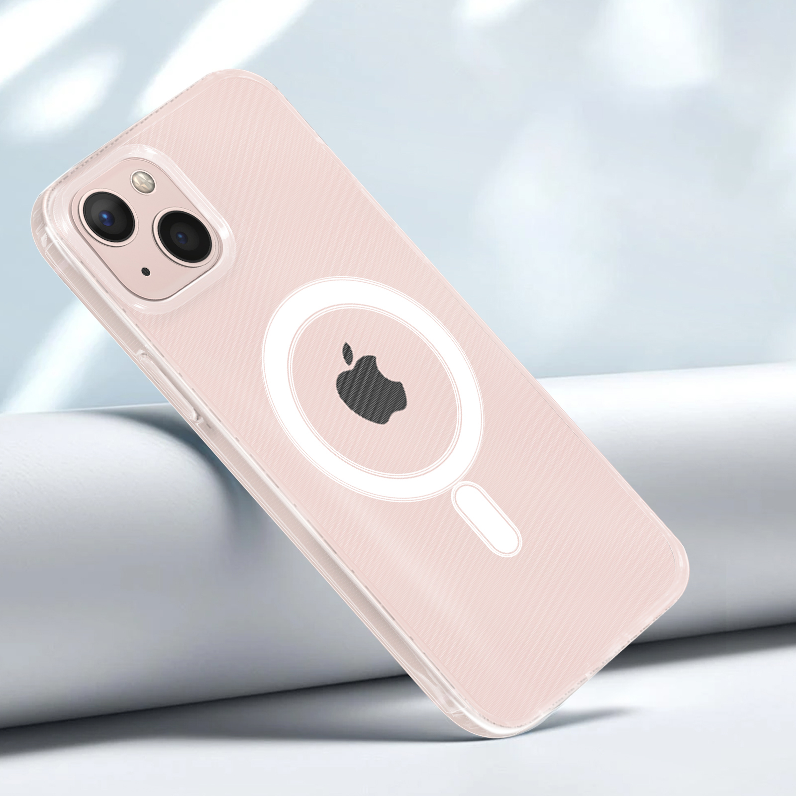 Custodia Magnetica Per IPhone 13 Con MagSafe + 2 Pellicole Protettive – Trasparente, Ultrasottile, TPU Anti-giallo, Protezione Cadute – 6,1 Pollici (2021)