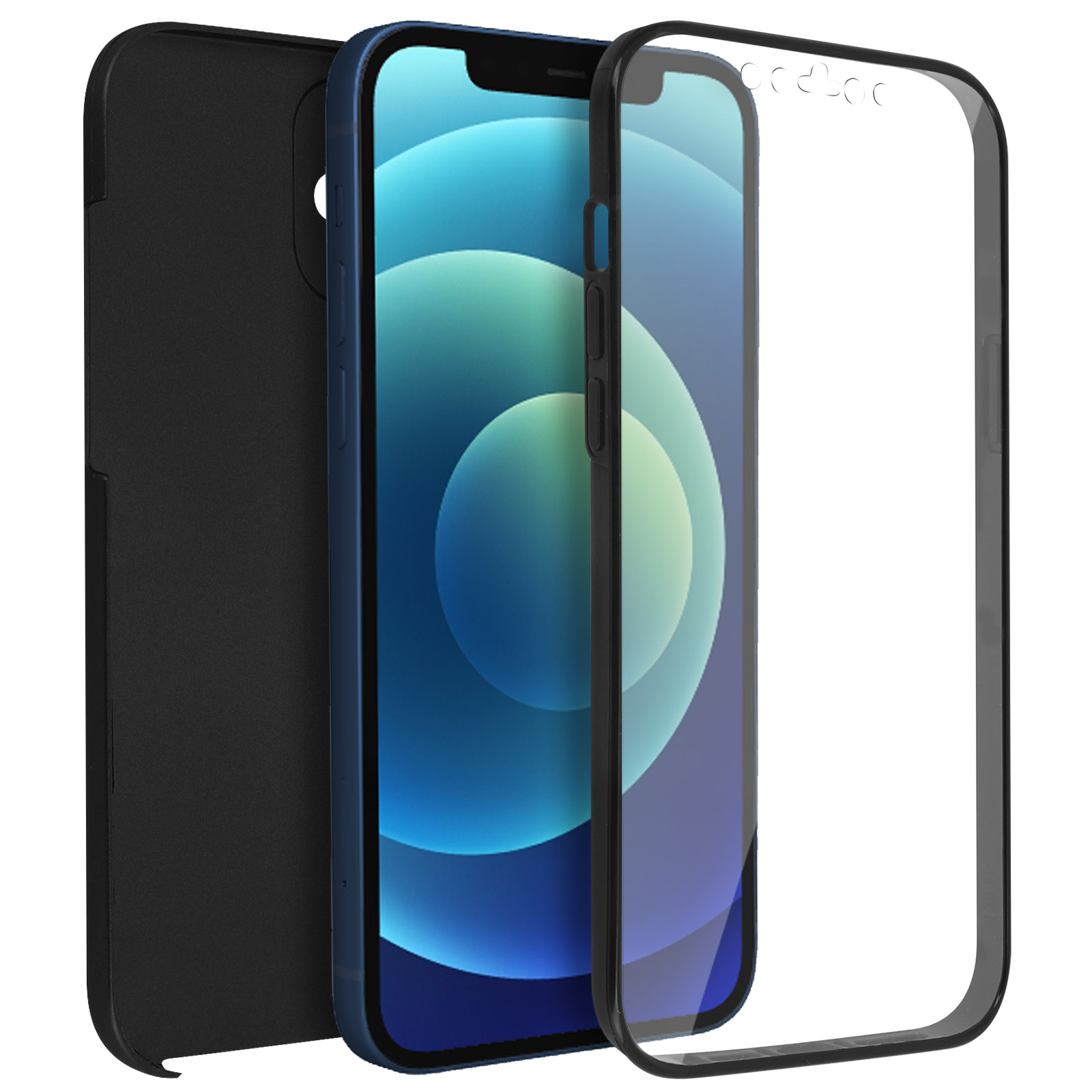 CEKGDB Cover posteriore in pelle antiurto per Apple iPhone 12 Mini (2020) 5,4 pollici Custodia protettiva [protezione schermo e fotocamera] (colore: marrone