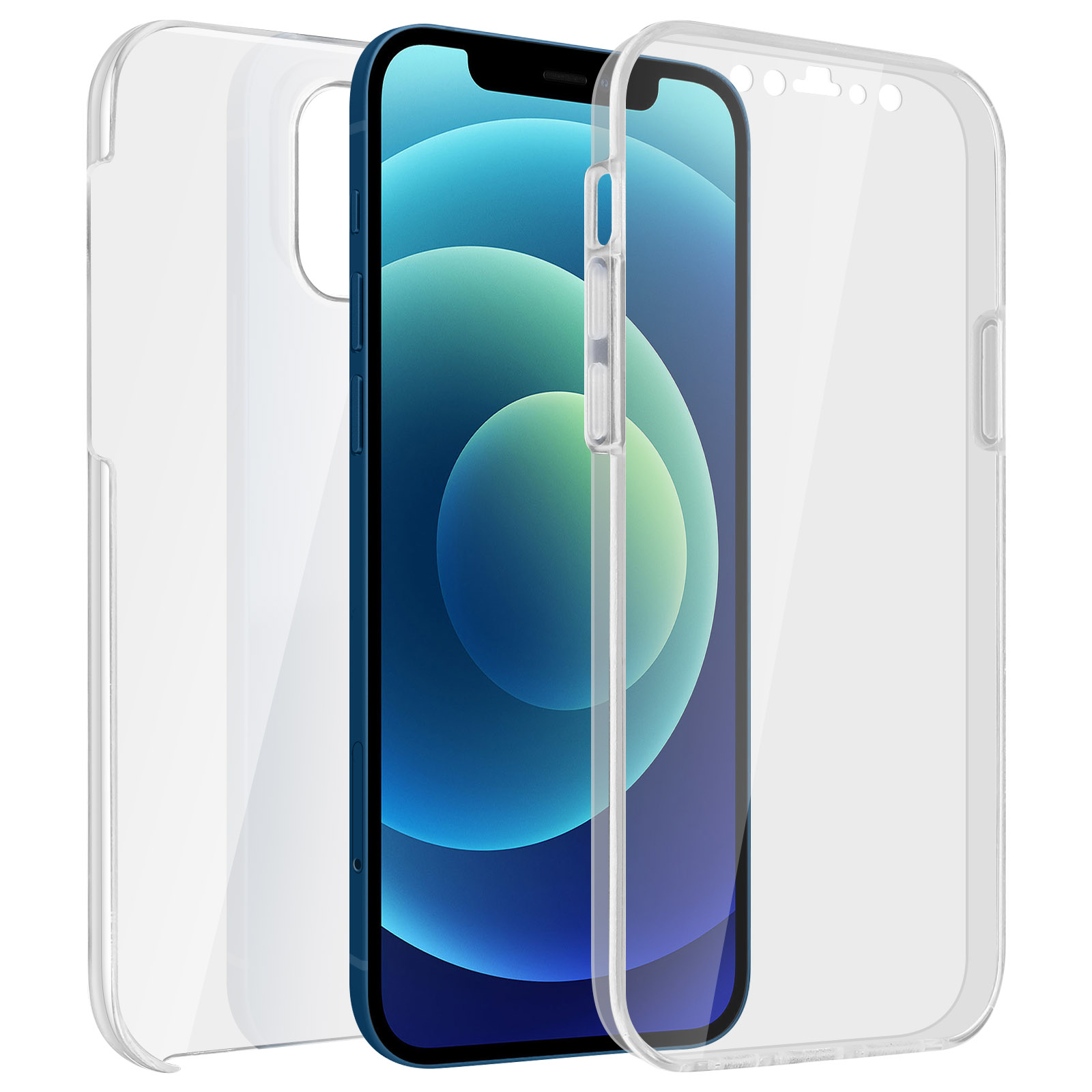 IPhone 15 Pro Max Case - Full Body Protection Heavy Duty Phone Case - Custodia Per Telefono Trasparente HD A Doppia Faccia Con Blocco Di Sicurezza, Incorporata Nella Protezione Dello Schermo - Foto 7
