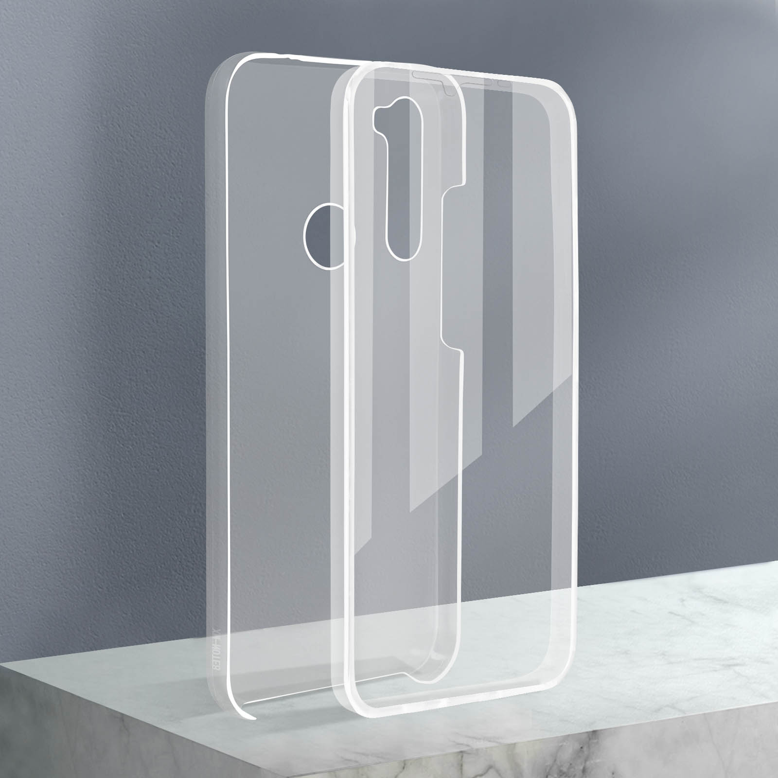 Cover Trasparente per Xiaomi Redmi Note 8, Custodia TPU in Silicone