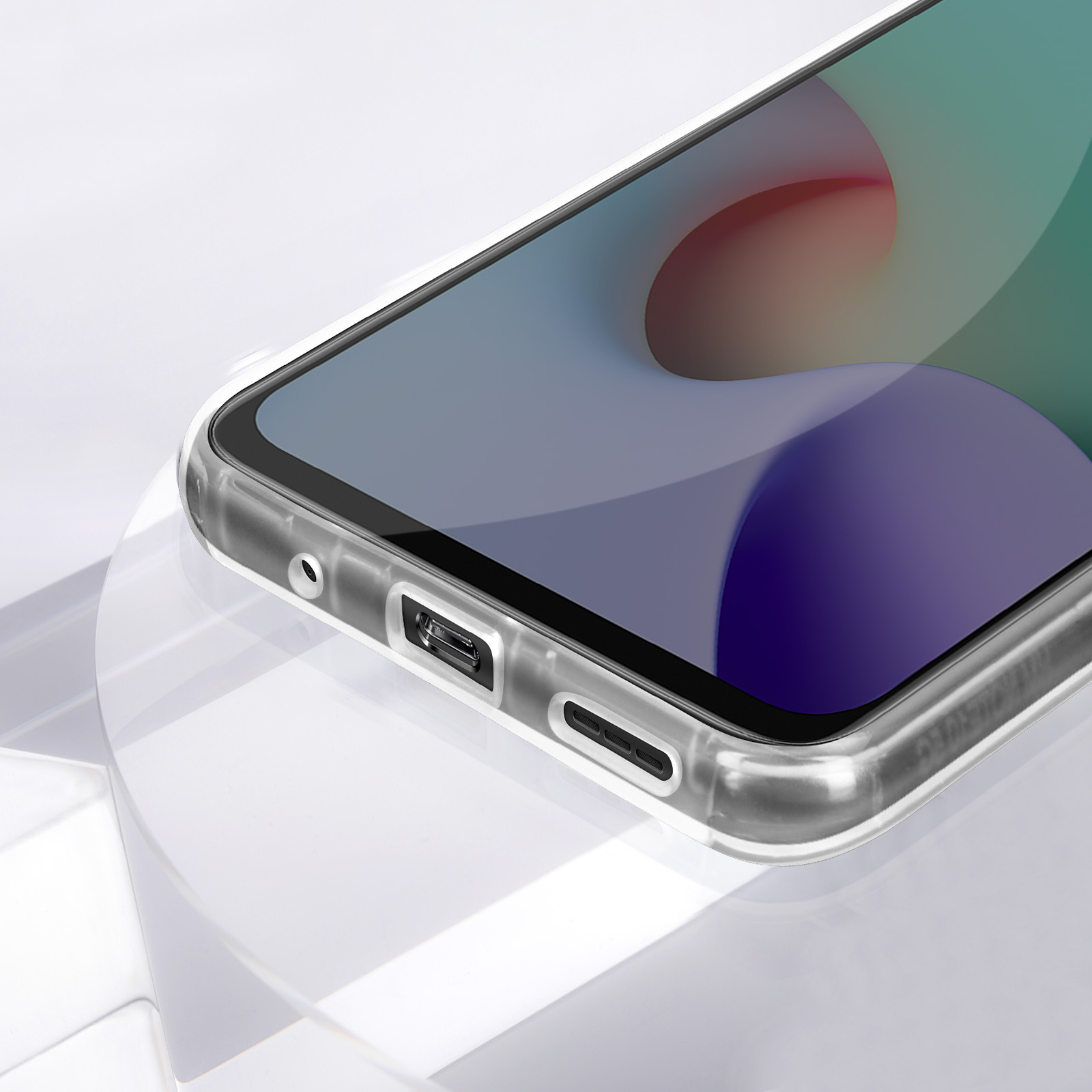 SEAHAI Cover Per Xiaomi Redmi 10 E 10 2022, Custodia TPU Trasparente Con Motivo Orso, Antiurto E Sottile
