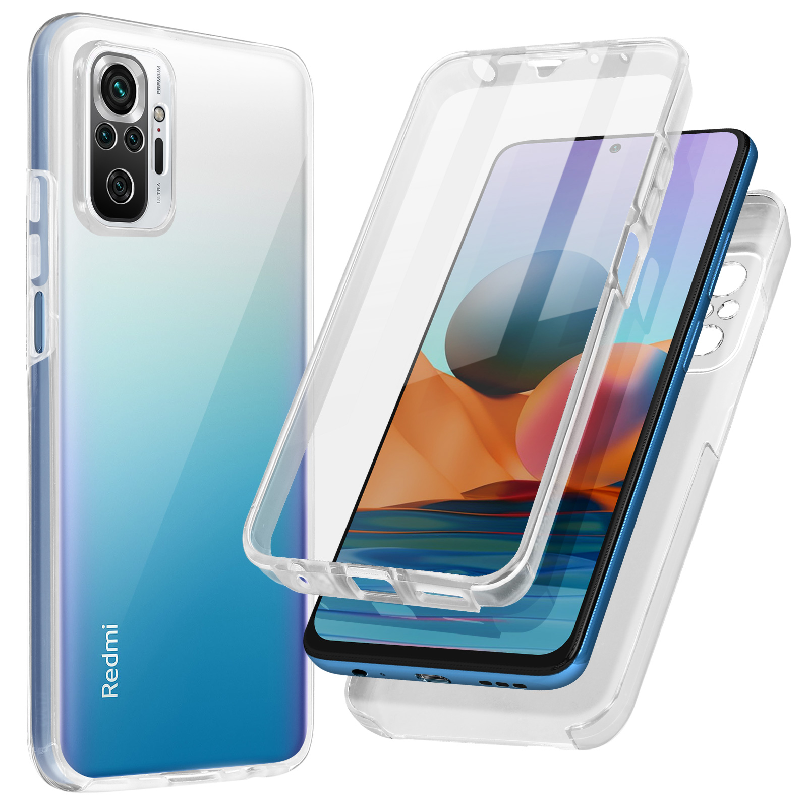 COVER POSTERIORE ORIGINALE XIAOMI per REDMI NOTE 10 PRO 4G M2101K6R VETRO SCOCCA