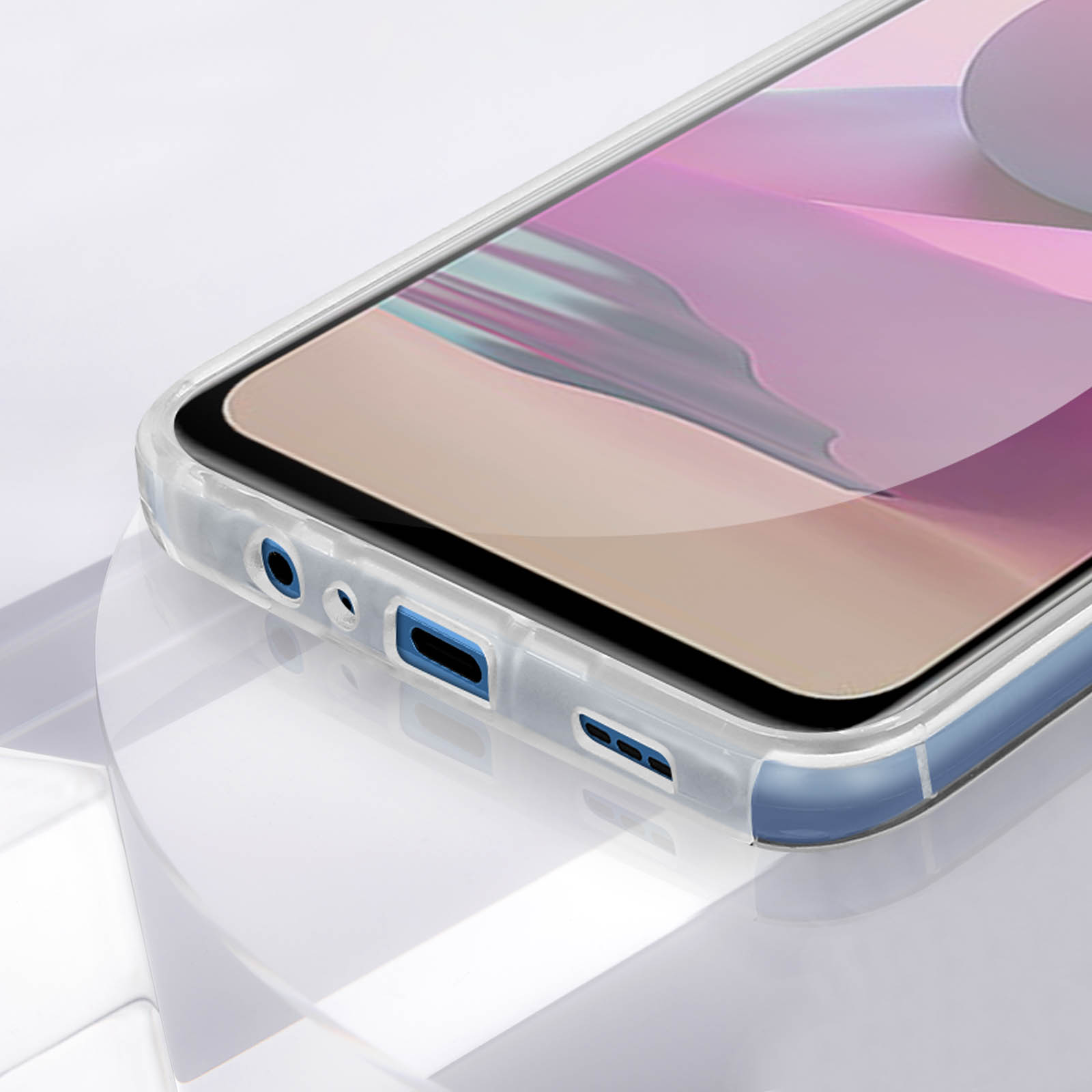Cover Redmi Note 10 5g ALAMO Cover Pendenza Colorato Per Xiaomi Redmi Note 10 4G / Note 10S Copertina Silicone Tpu Colorata Per Note 10s