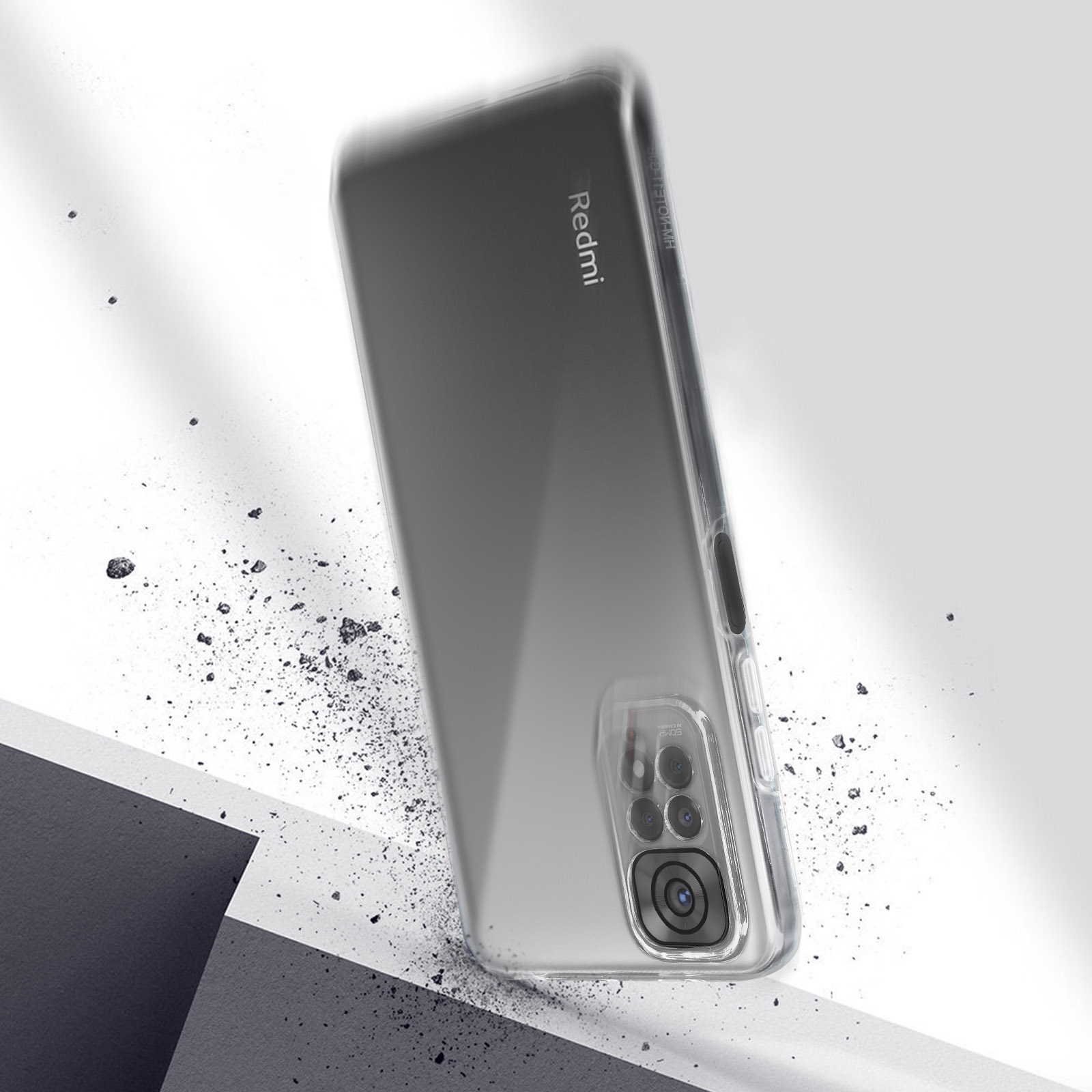 COMAKU Cover per Xiaomi Redmi Note 13 5G, 360 Gradi Rugged Custodia Antiurto Case con Protezione Integrata dello Schermo, Rugged Doppia Bumper Trasparente Case Integrale Cover - Viola