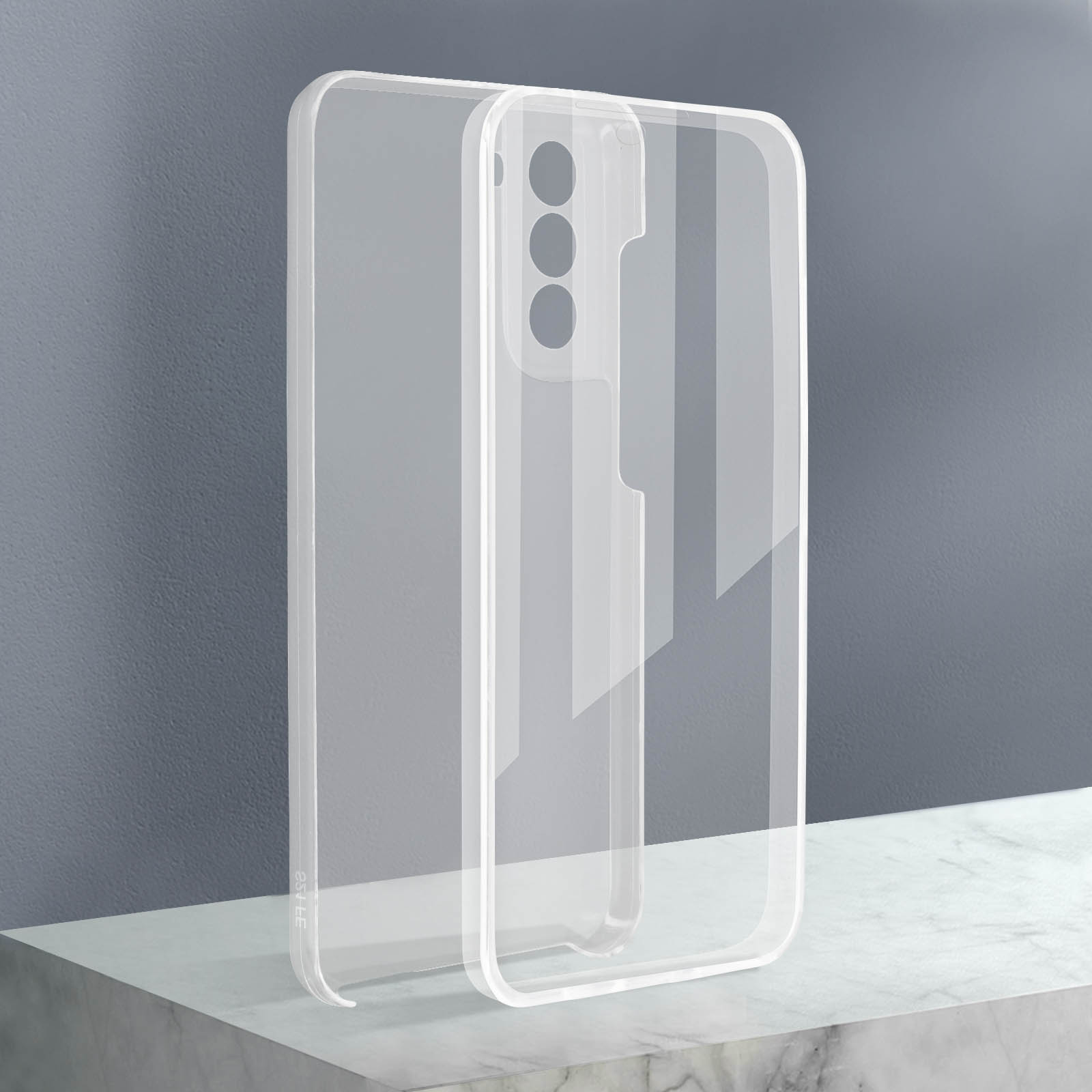 Custodia In Silicone ATISIJIE Per Samsung Galaxy S21 FE - Morbida Setosa, Antiurto, Bianco, Ricarica Wireless