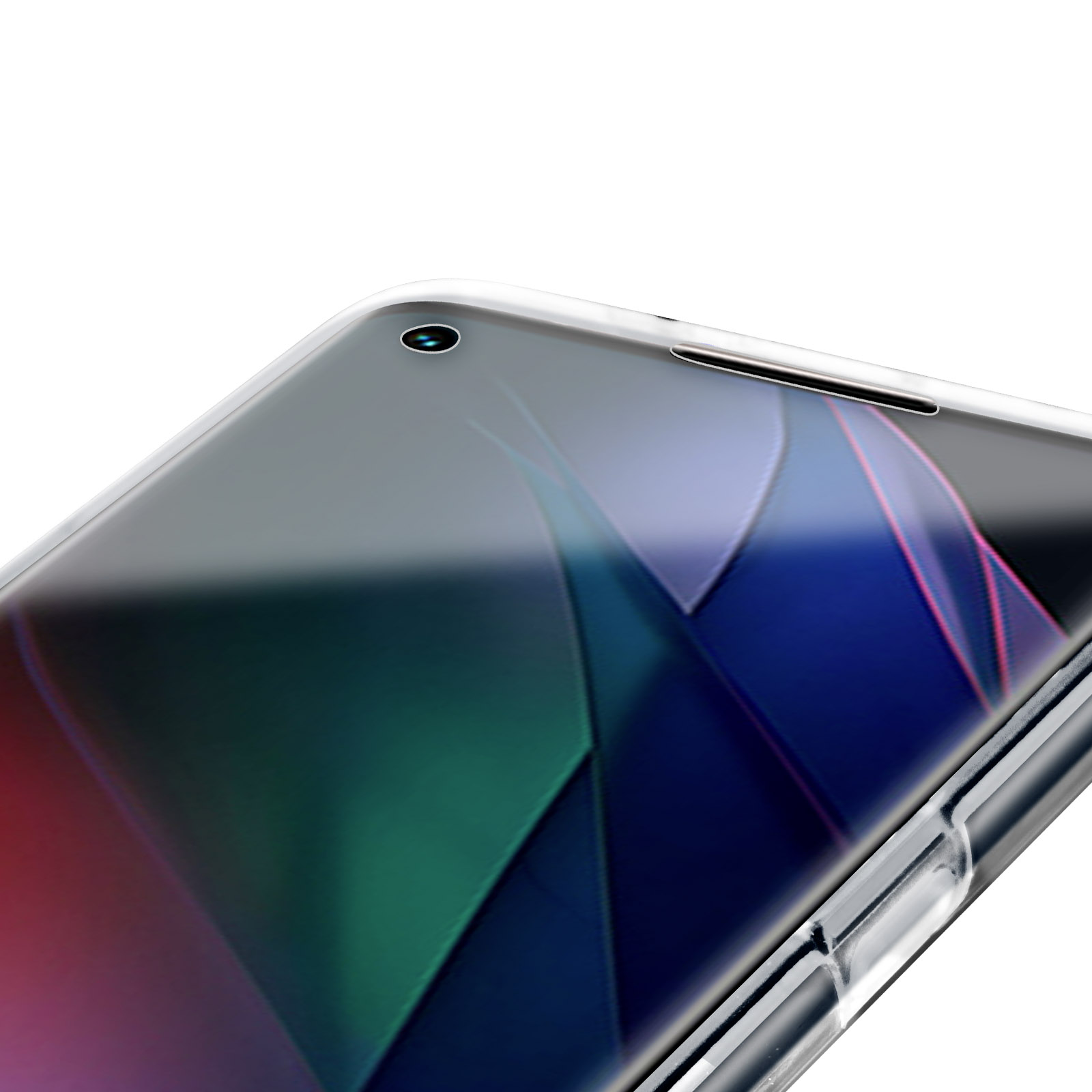 REY Pack 3x Custodia Gel TPU Trasparente Per Oppo Find X3 / X3 Pro - Ultra Sottile 0,33mm - 2