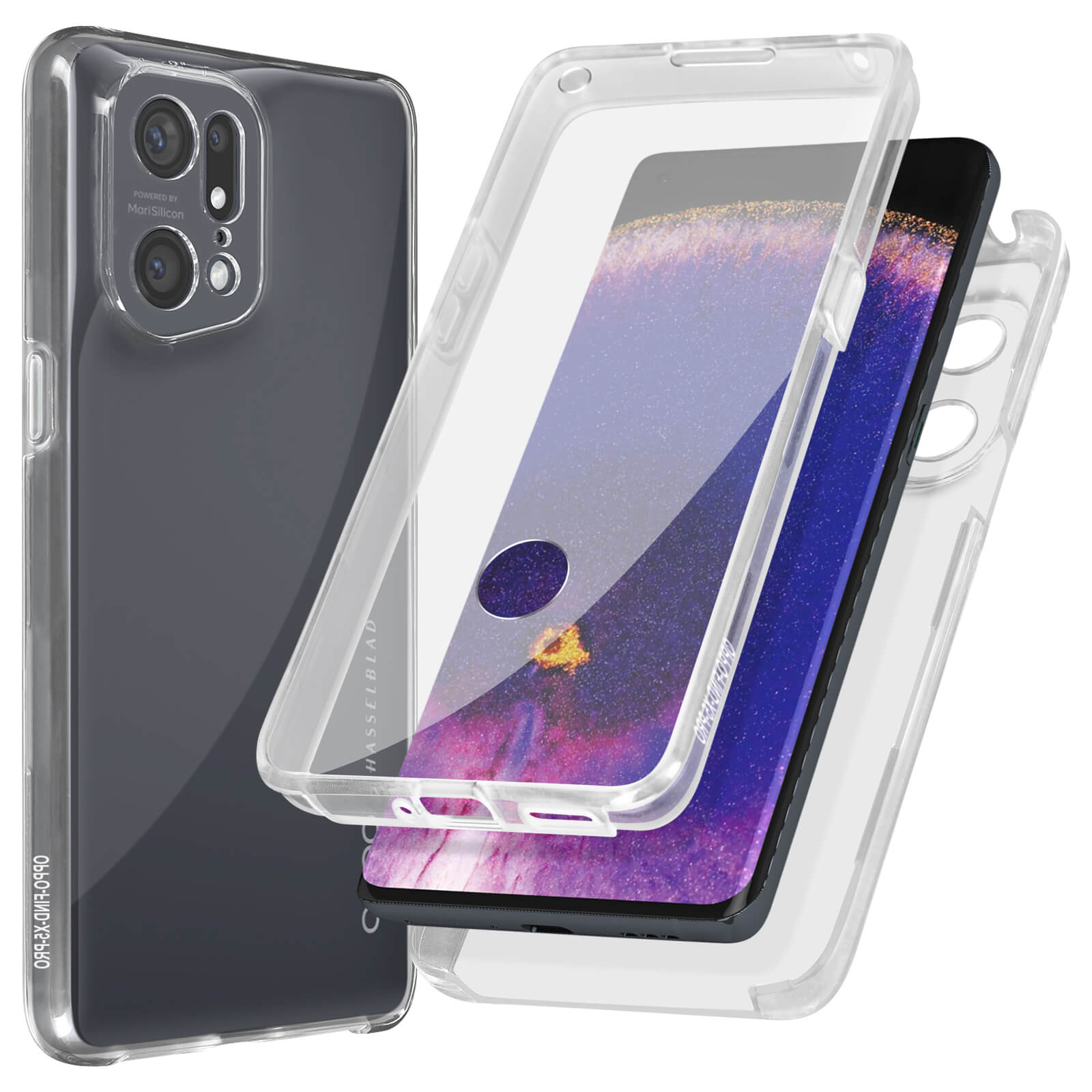 pour Oppo Find X5 Pro (2022) Housse Étui Réfléchissant Étanche pour Brassard