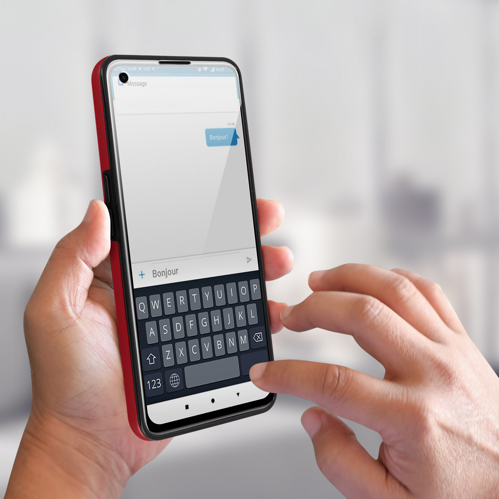 Topme Custodia in Pelle per OPPO Find X3 Lite/OPPO Reno5