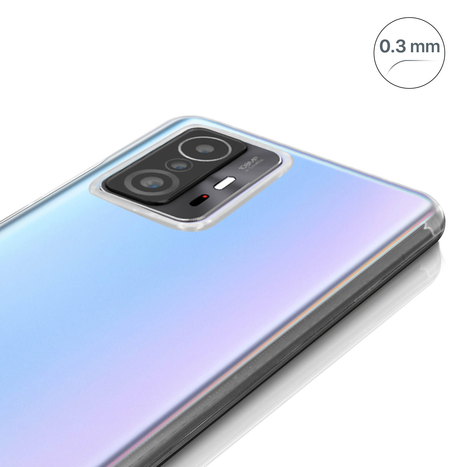 NEINEI Cover Per Xiaomi 11T / 11T Pro – Custodia Ultra Sottile Opaca Blu, Antigraffio E Antiscivolo - 5