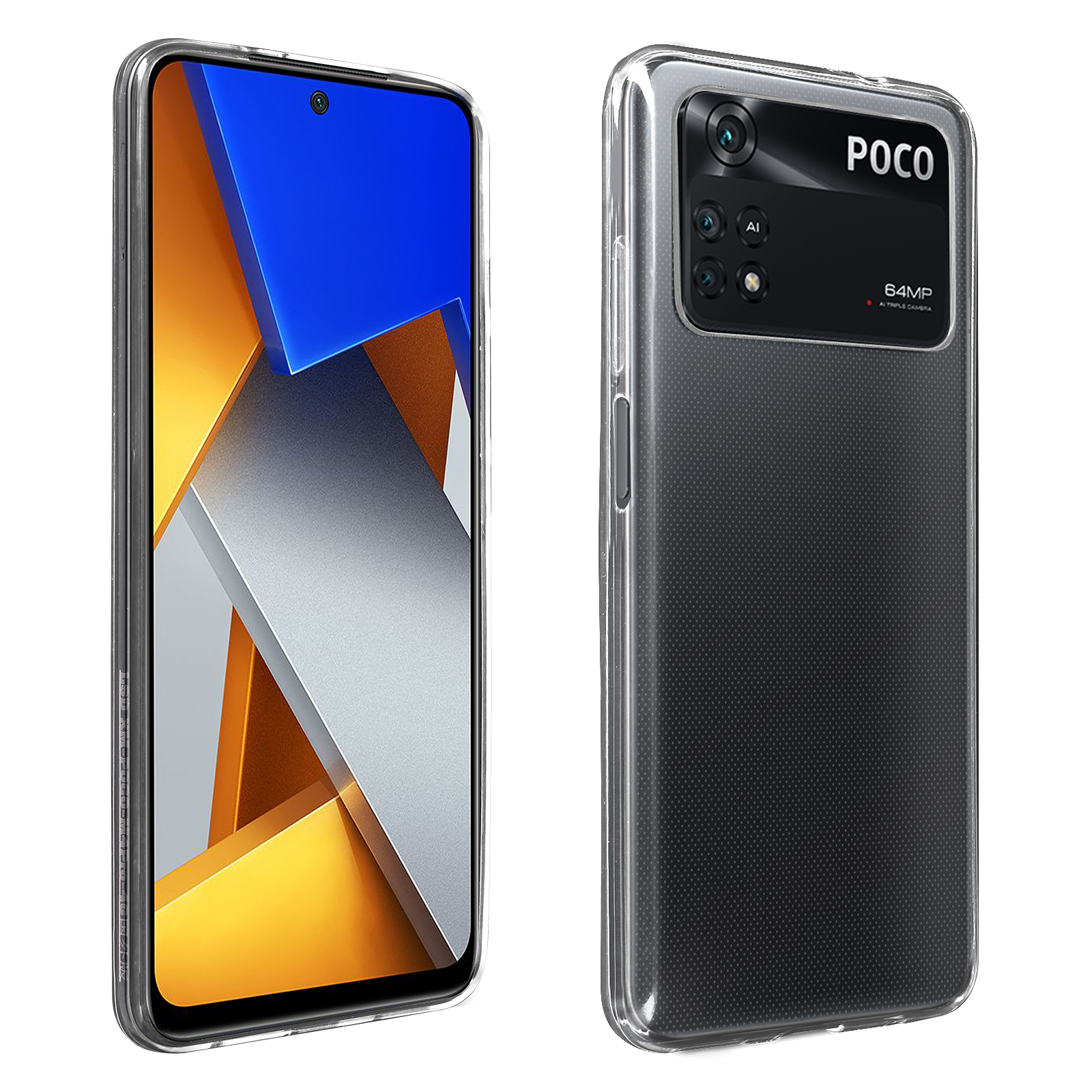 Verco Custodia Trasparente Per Xiaomi Poco M4 Pro 4G - Cover Sottile In Silicio Morbido - 5
