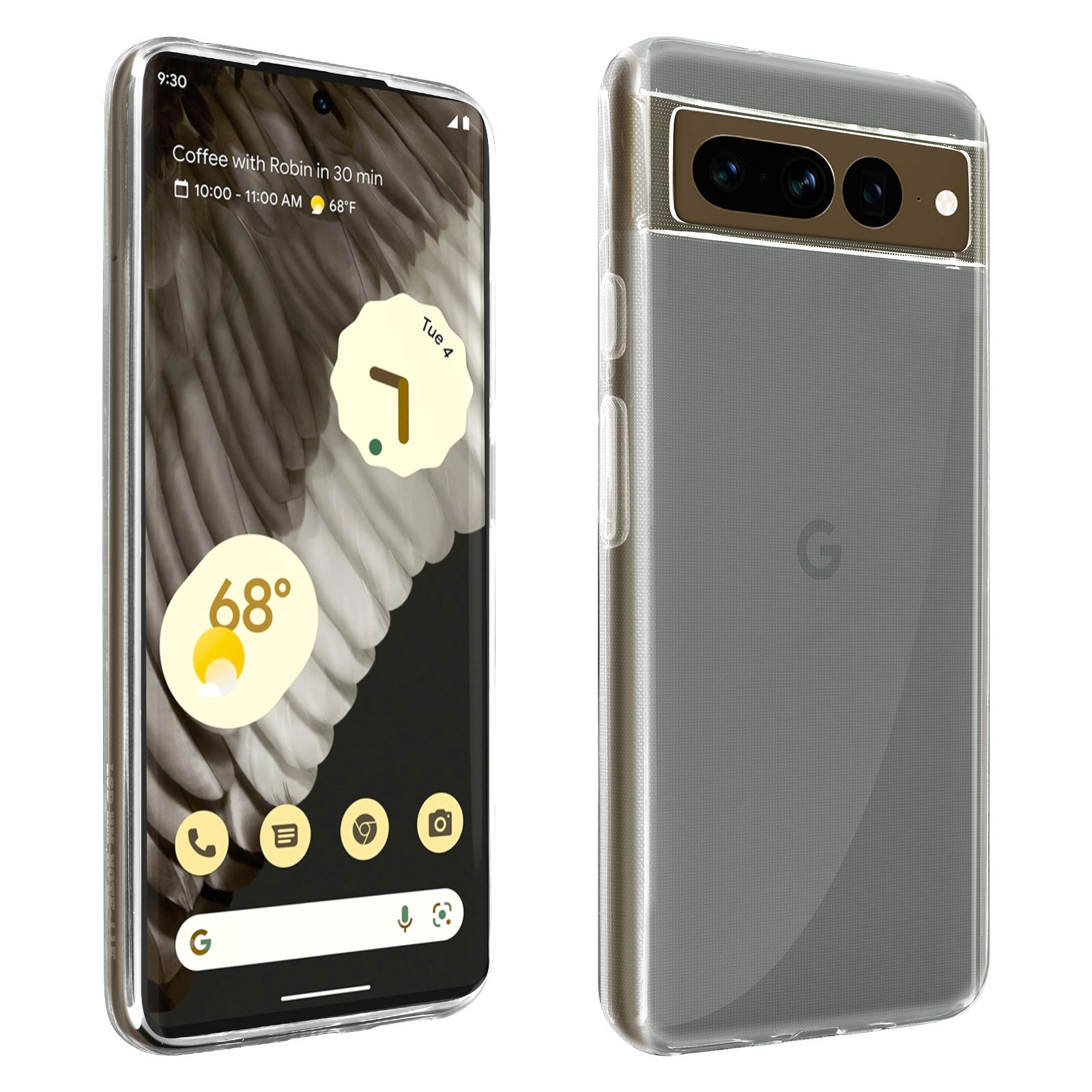 GOKEN Cover per Google Pixel 7, 360° Custodia con Pellicola
