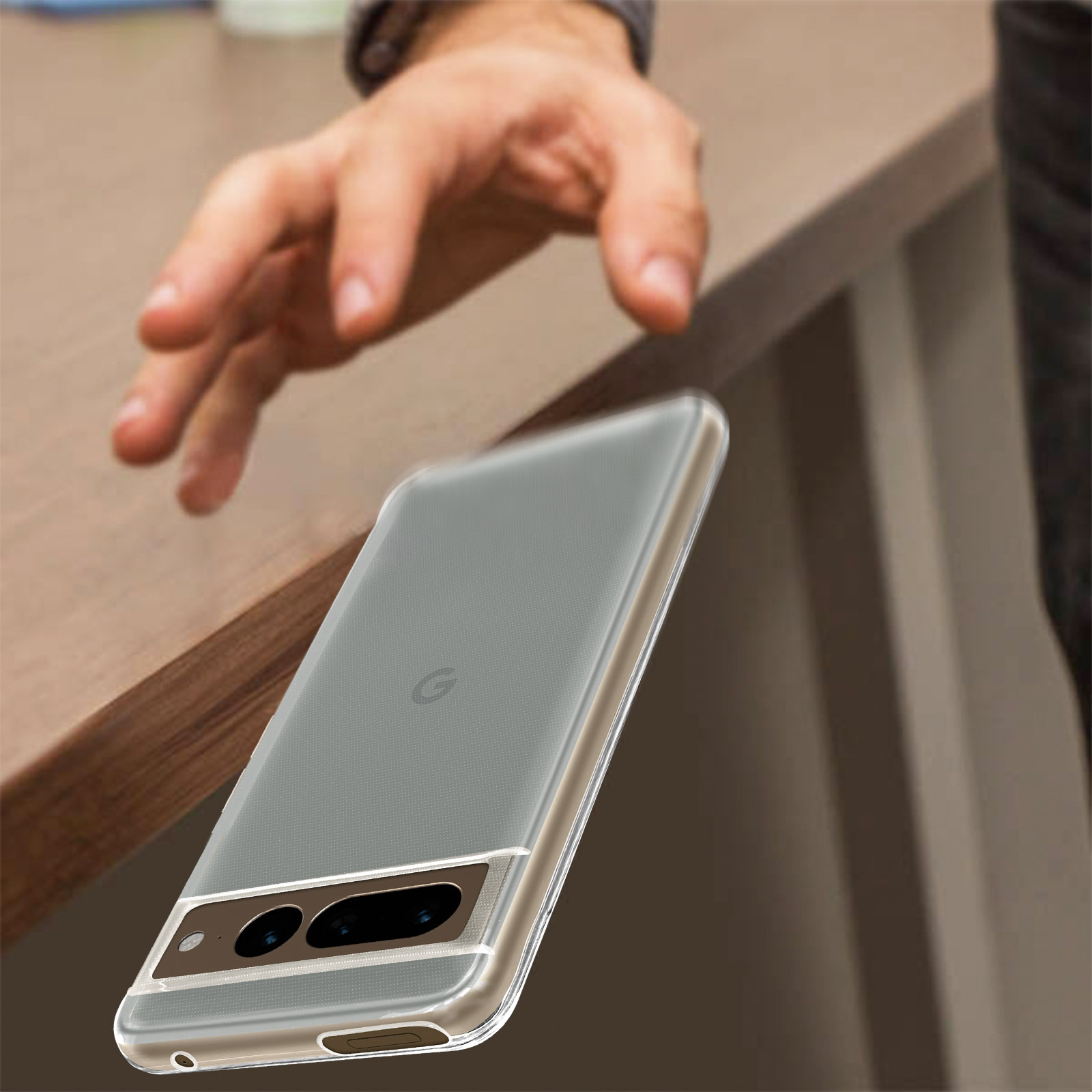 GOKEN Cover per Google Pixel 7 PRO, 360° Custodia con Pellicola