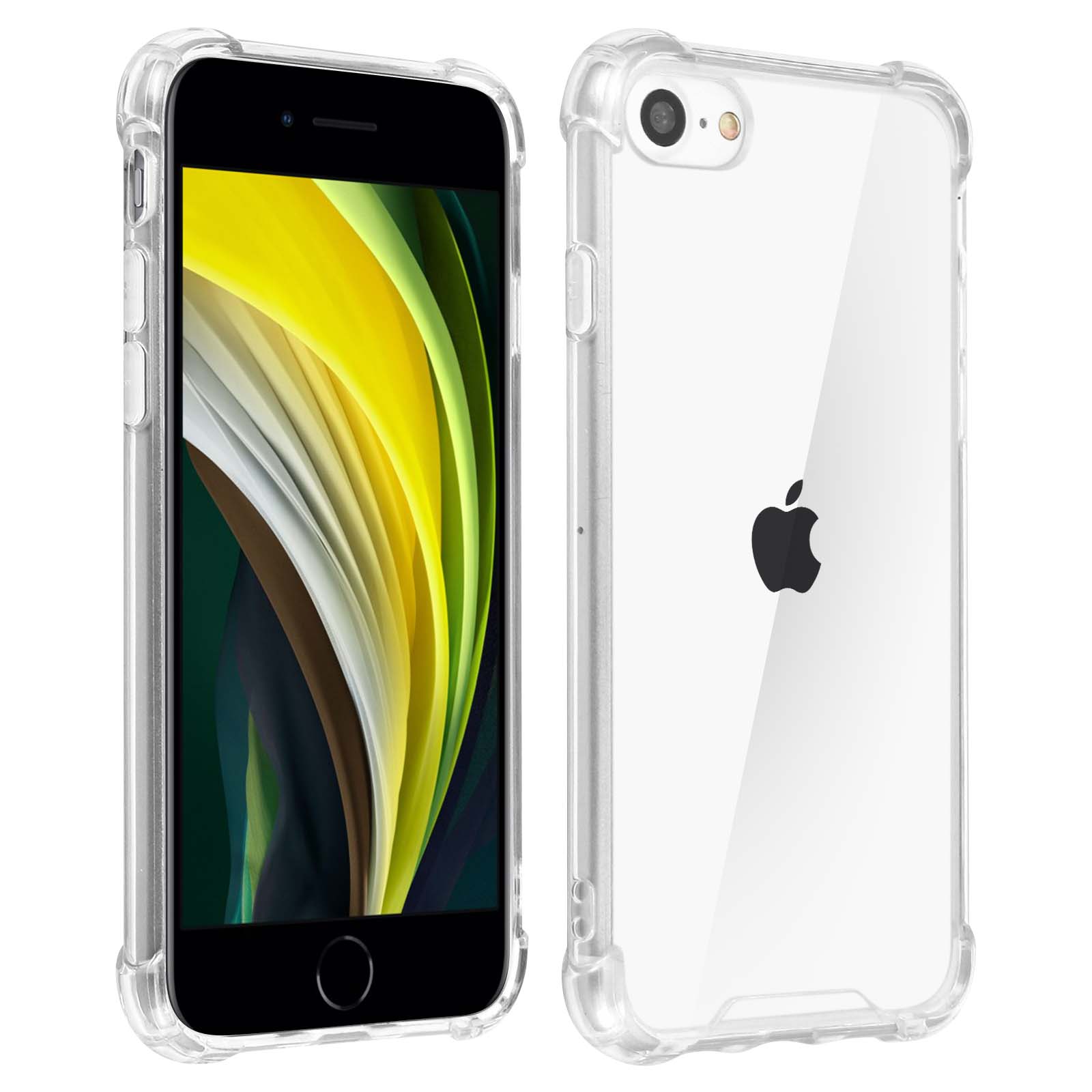 Coque En Silicone Transparente Avec Renforts Aux 4 Coins Pour IPhone 13 - Marque Little Boutik, Neuf