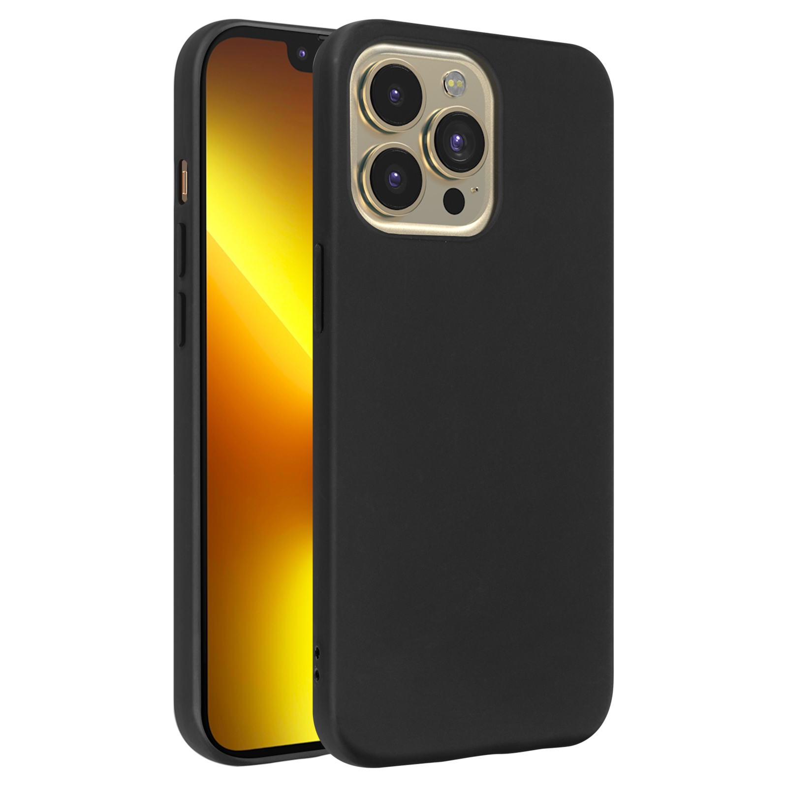Cover Compatibile con iPhone 13 Pro Max con Cordino,Custodia con Cordino Silicone Cover,Protezione Fotocamera,360°Anello Supporto,Porta Carte,Verde Scuro