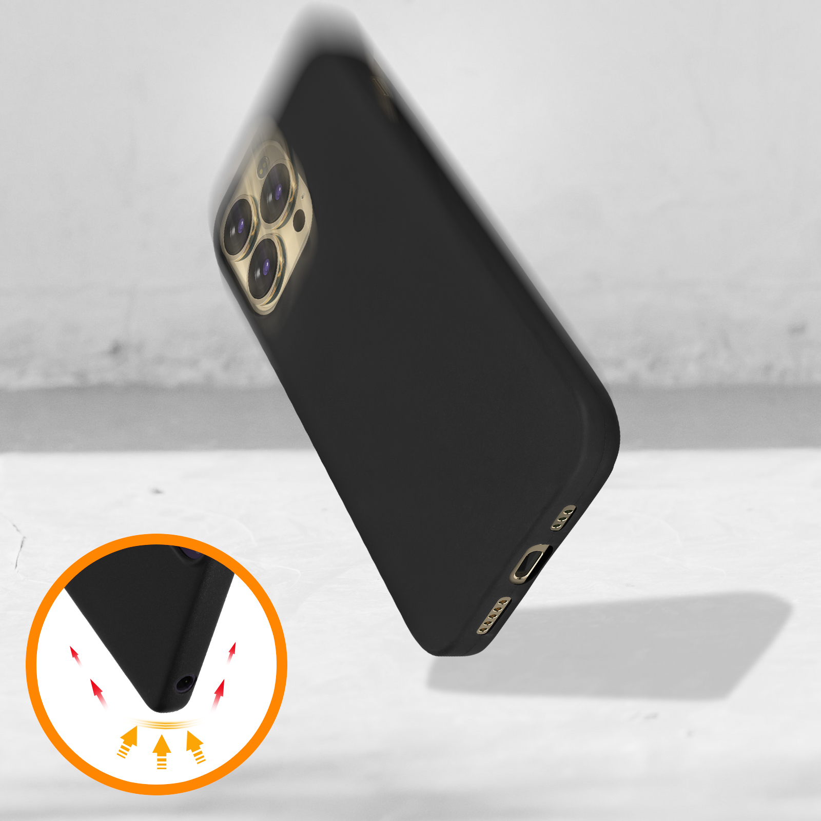 Custodia Trasparente In TPU Per IPhone 13 Pro Max | Morbida E Antiurto | Modello 40 | Protezione A 360°