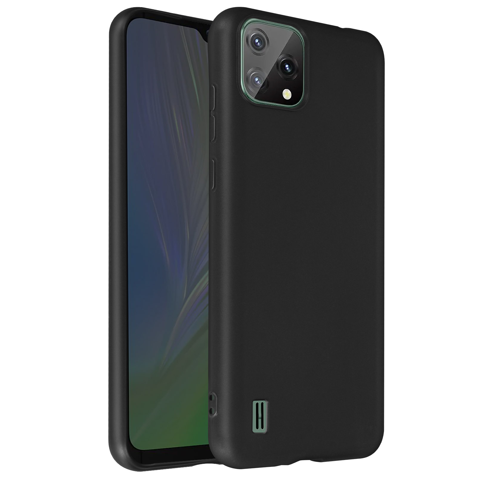 Blackview A52 Hülle Aus Leder Mit Kartenhalter & Standfunktion – Schützende Klapphülle In Schwarz, Magnetischer Verschluss